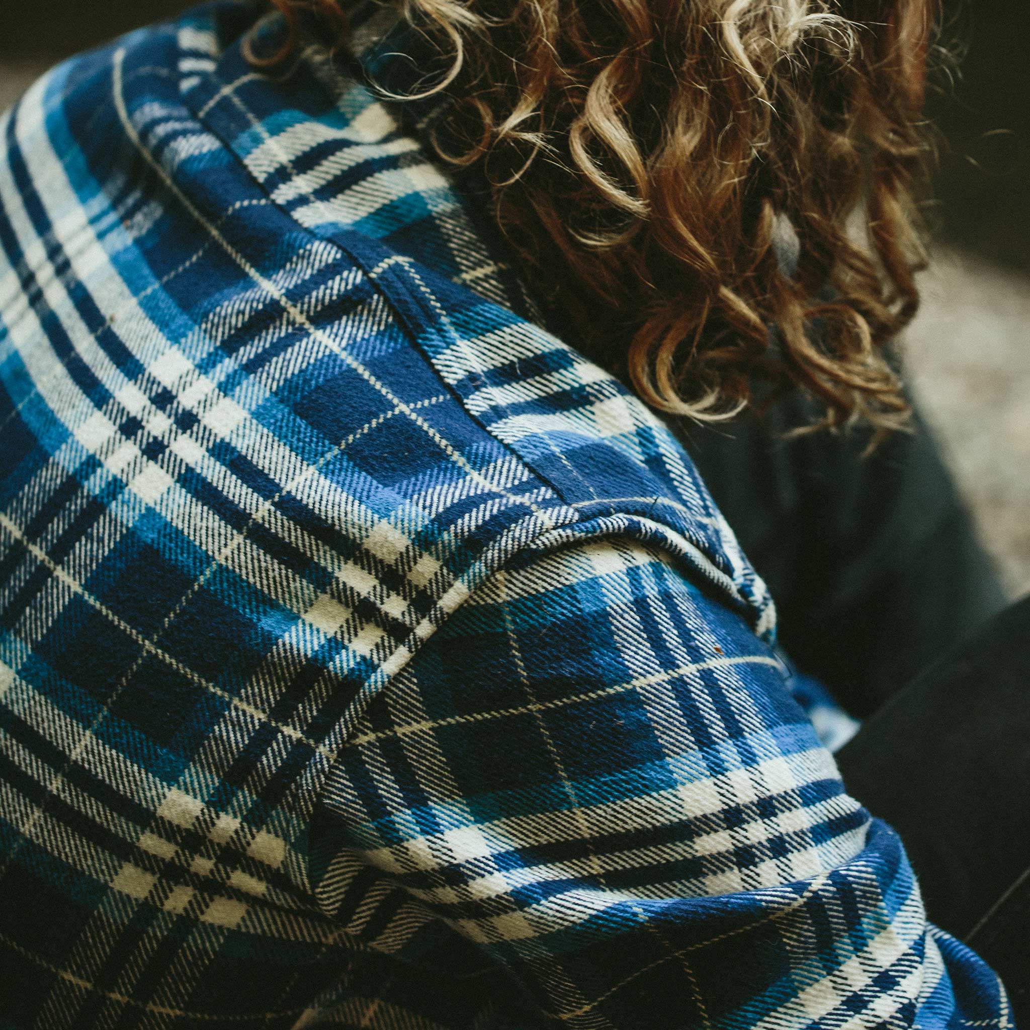The Crater Shirt in Blue Plaid - Image 6