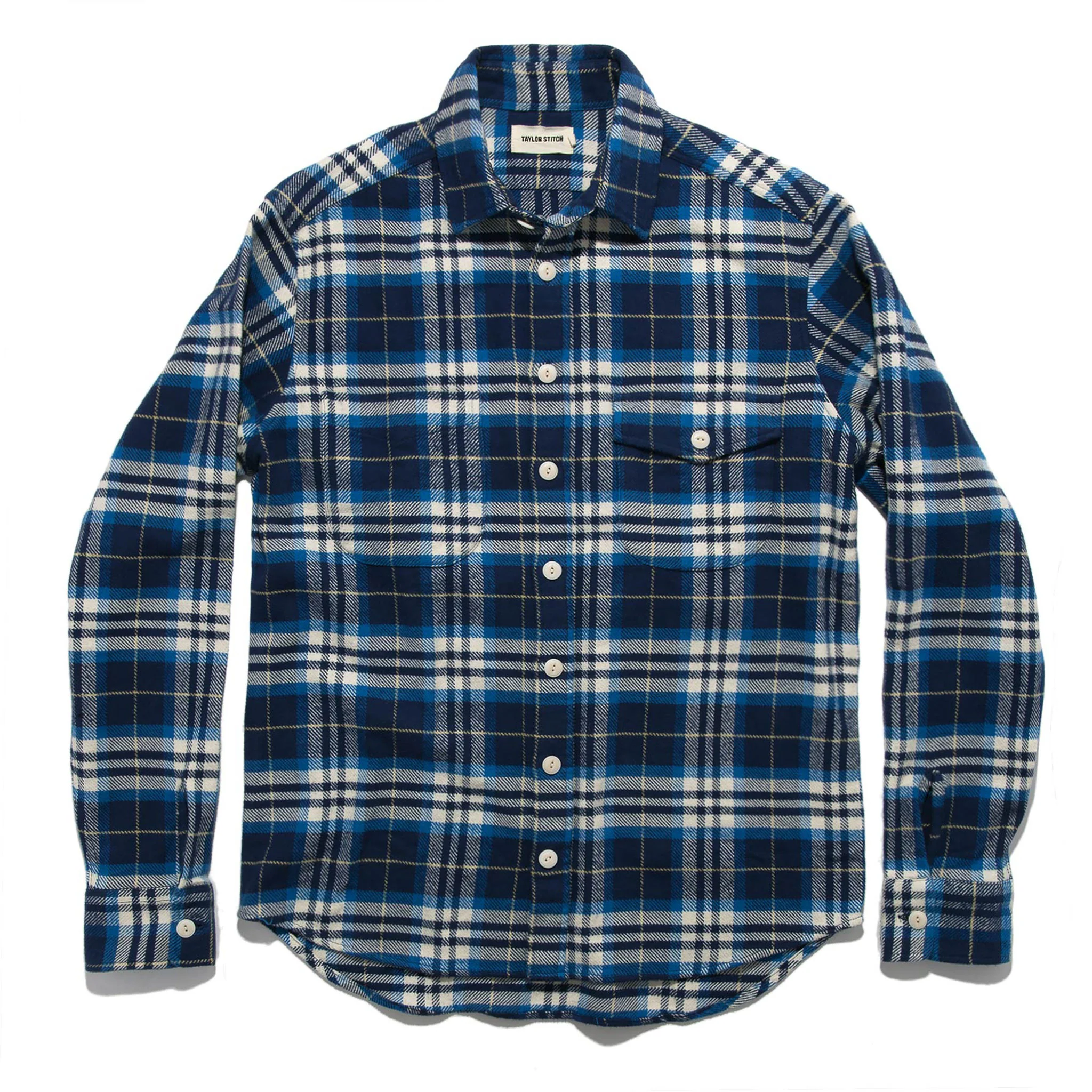 The Crater Shirt in Blue Plaid - Image 9