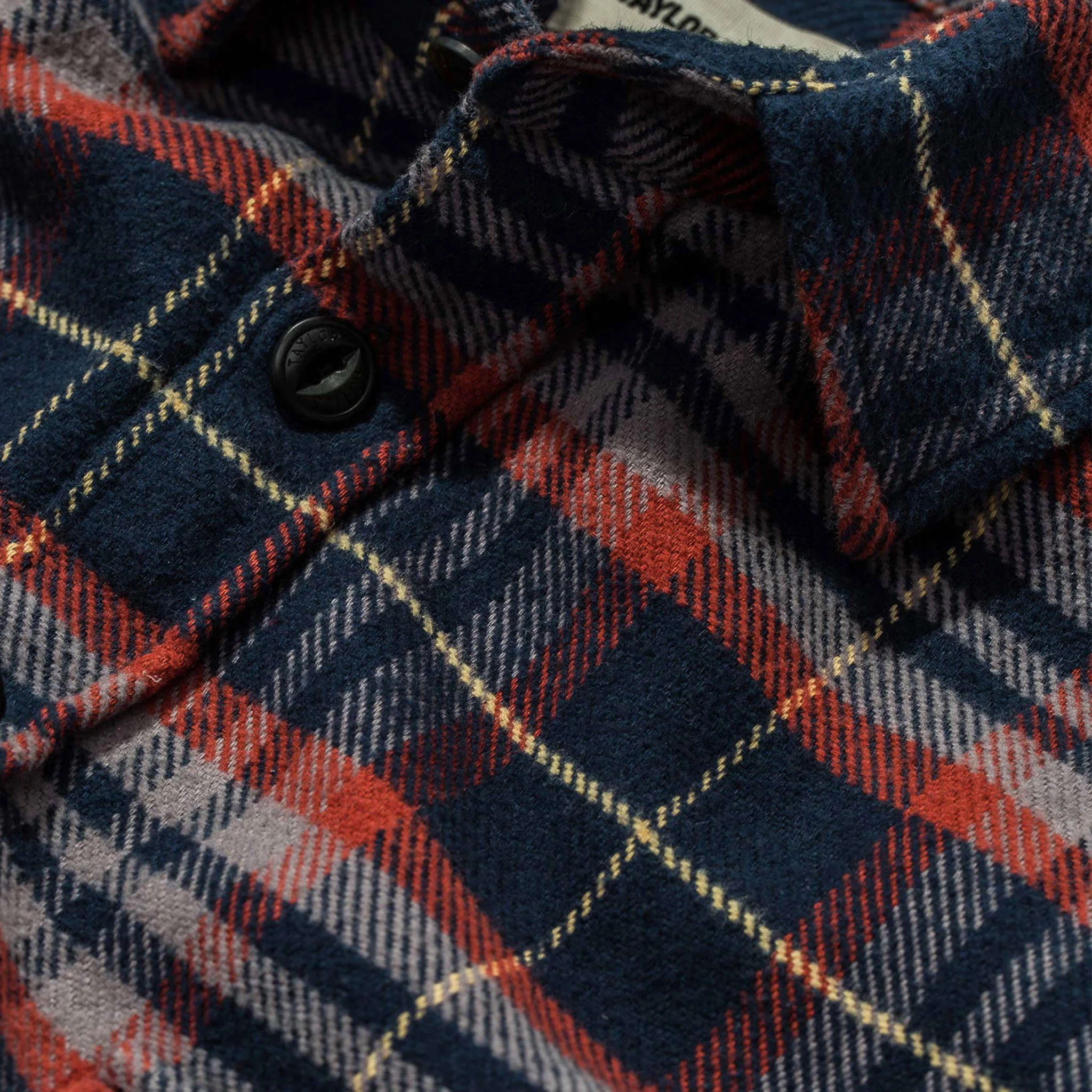 The Crater Shirt in Burgundy Plaid - Image 8