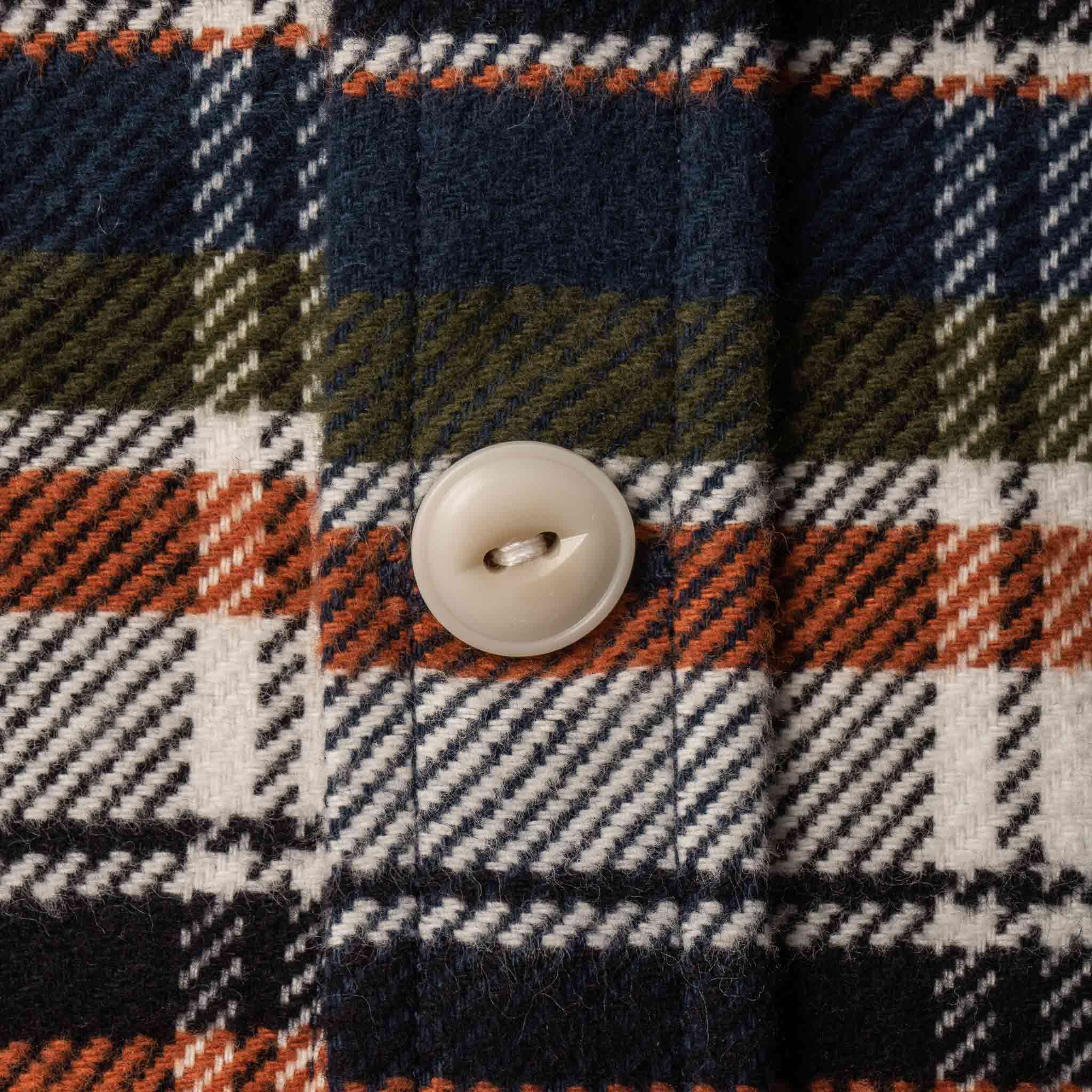 The Crater Shirt in Navy Plaid - Image 7