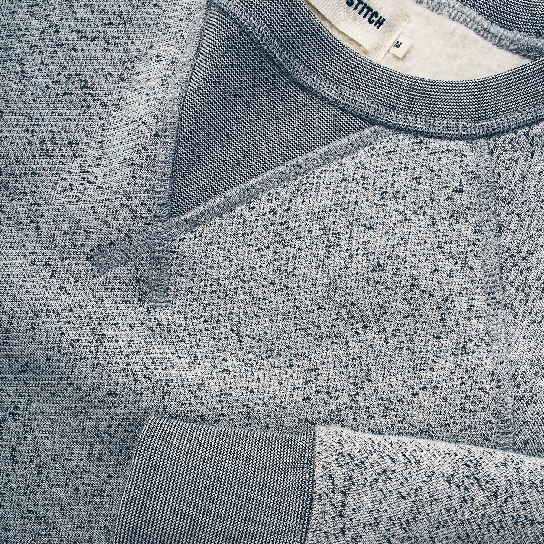 The Crew in White Fleck Fleece - Image 2