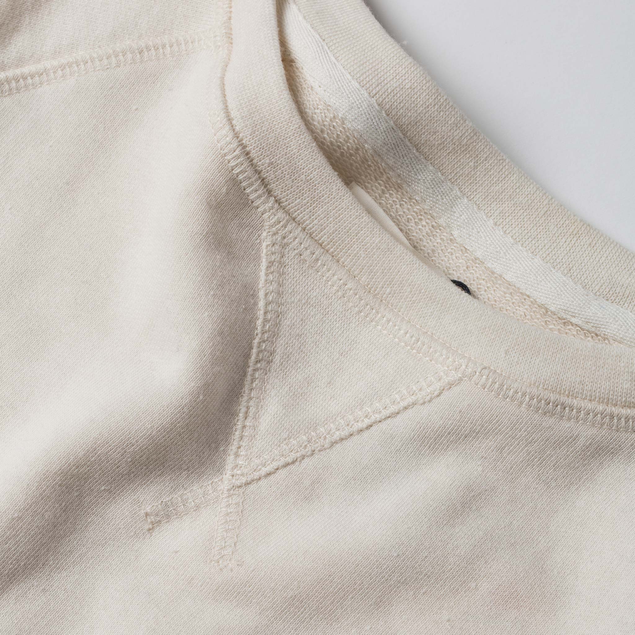 The Crewneck in Natural Donegal Terry - Image 7