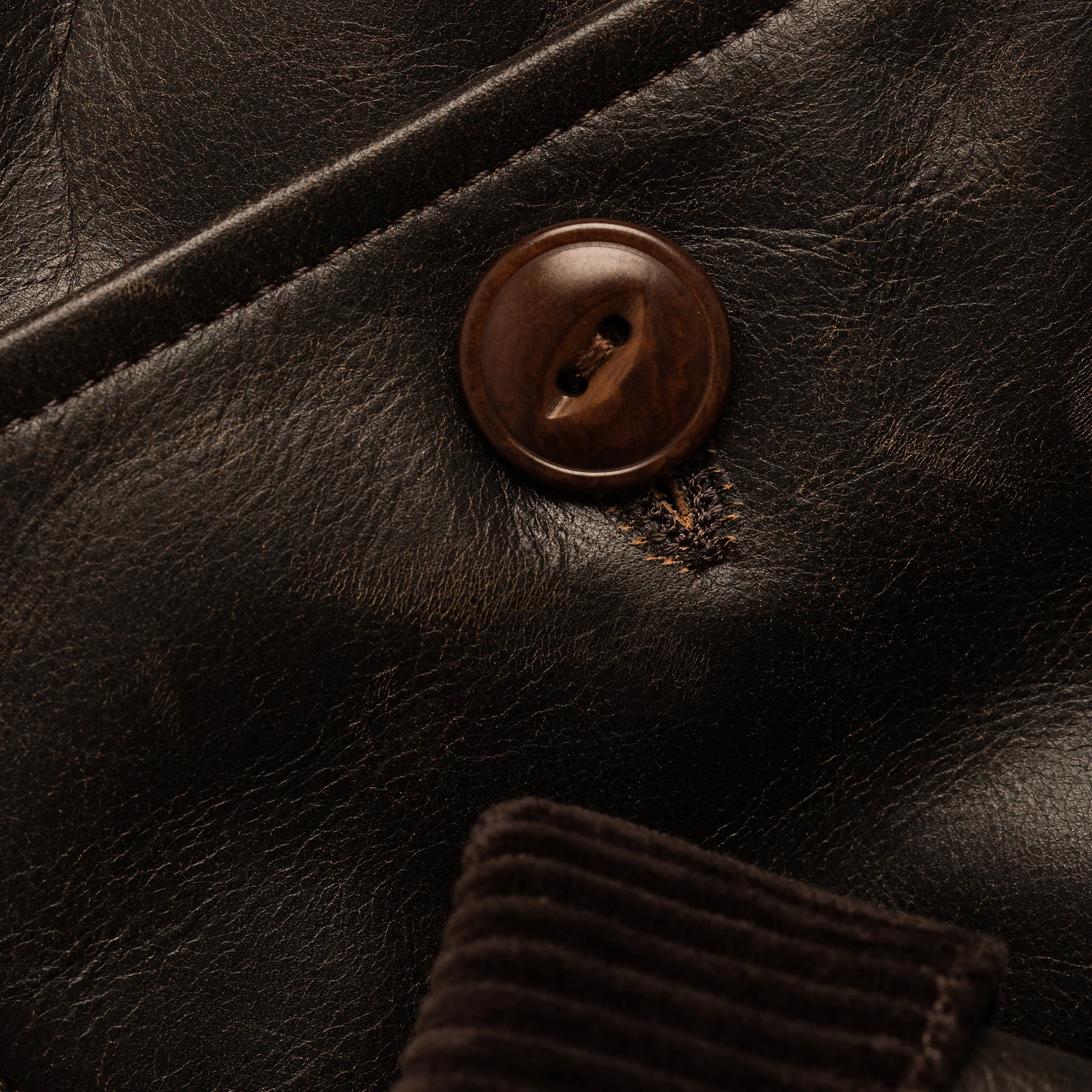 The Cuyama Jacket in Cola Leather - Image 11