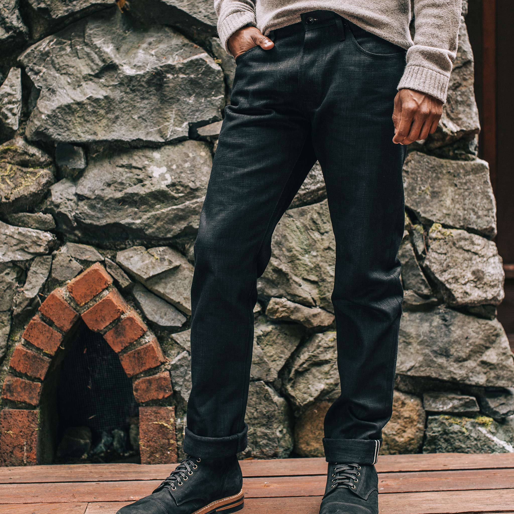 The Democratic Jean in Black Selvage - Image 2