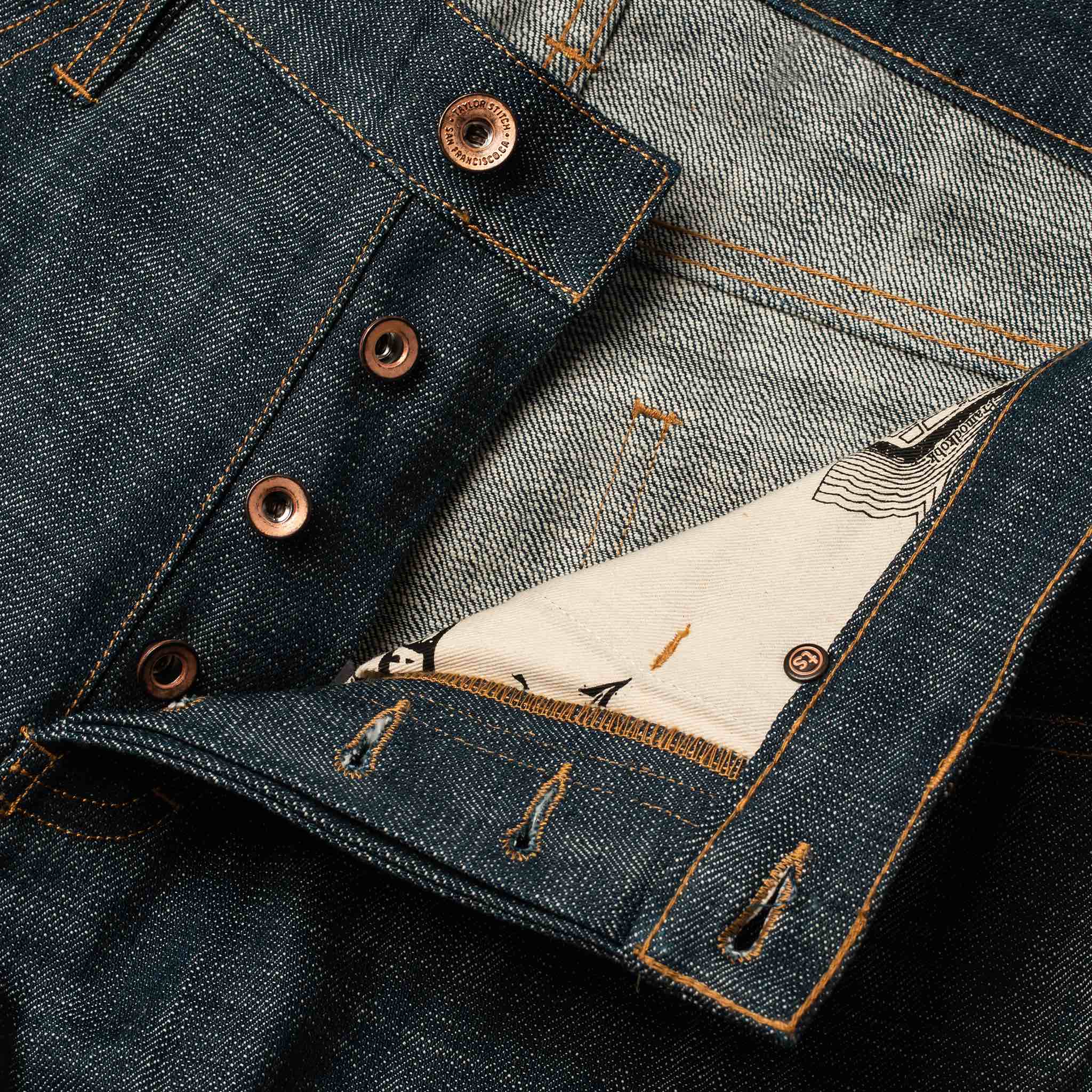 The Democratic Jean in Green Cast Selvage - Image 8