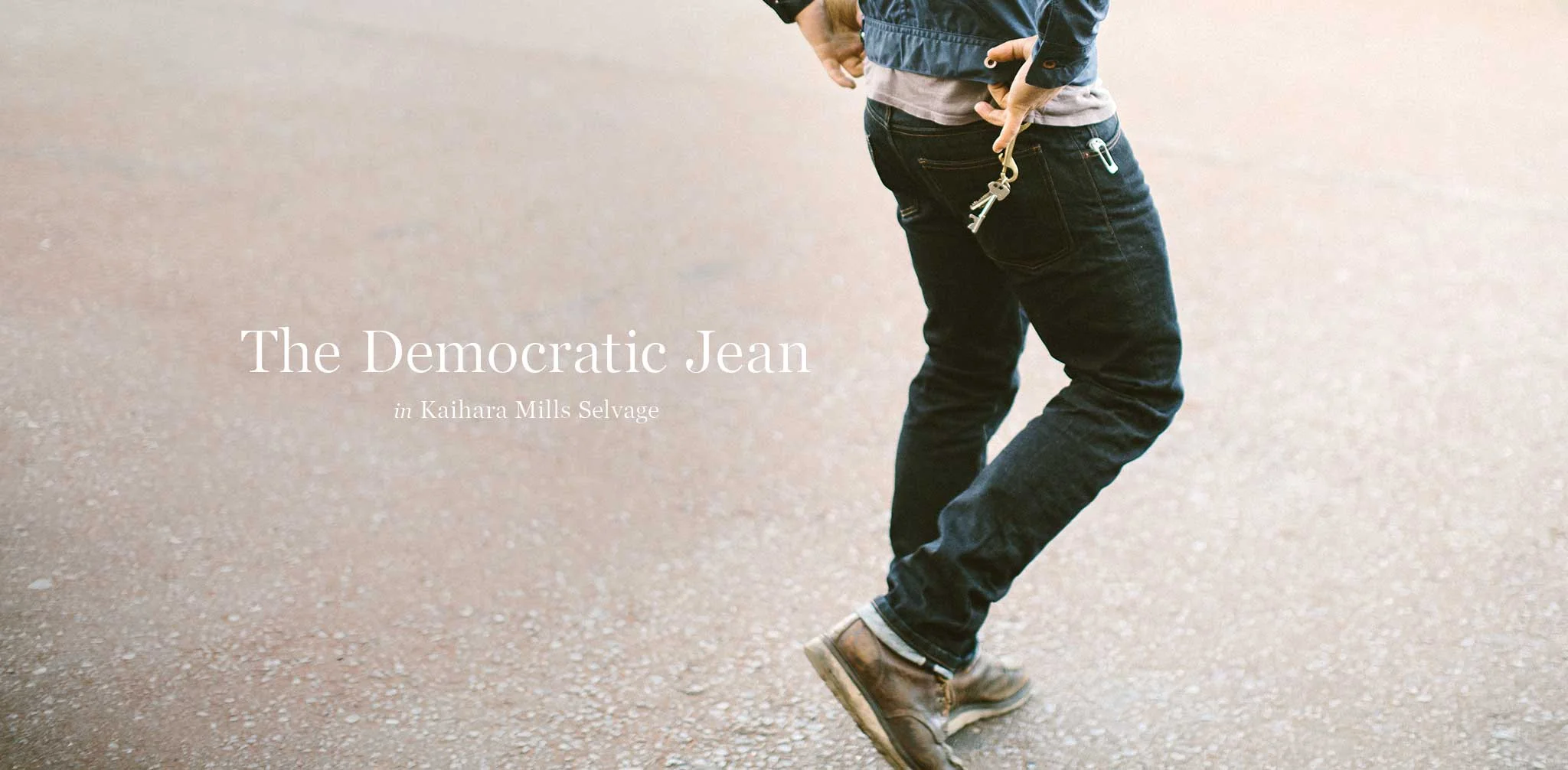 The Democratic Jean in Kaihara Mills Selvage - Image 9