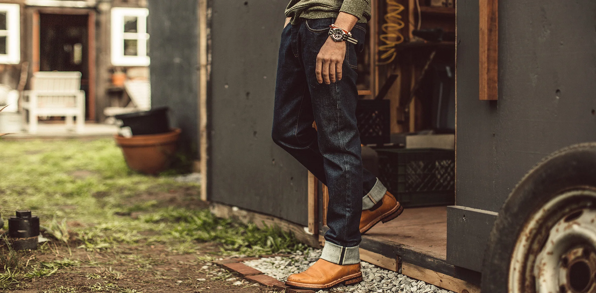 The Democratic Jean in Organic Stretch Selvage - Image 11
