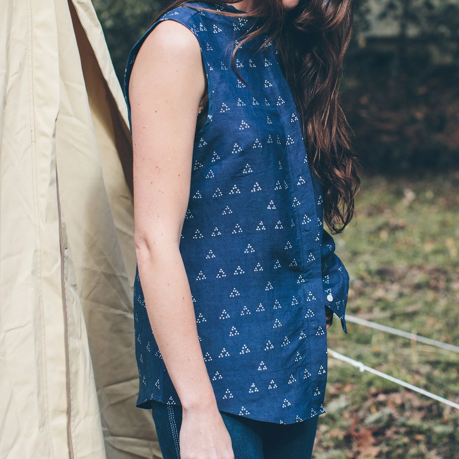 The Dillon in Tri Dot Silk Batik - Image 2