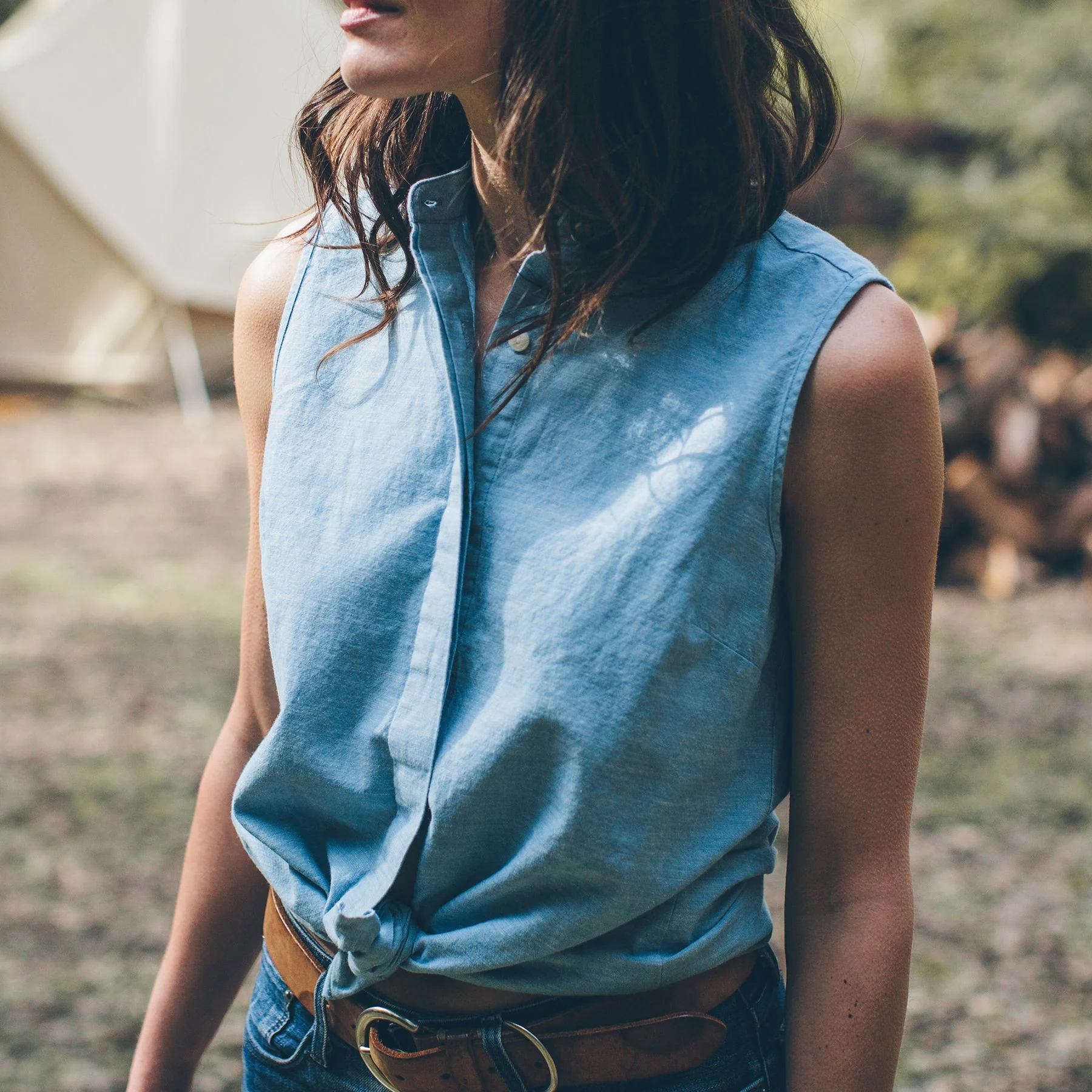 The Dillon in Washed Chambray - Image 5