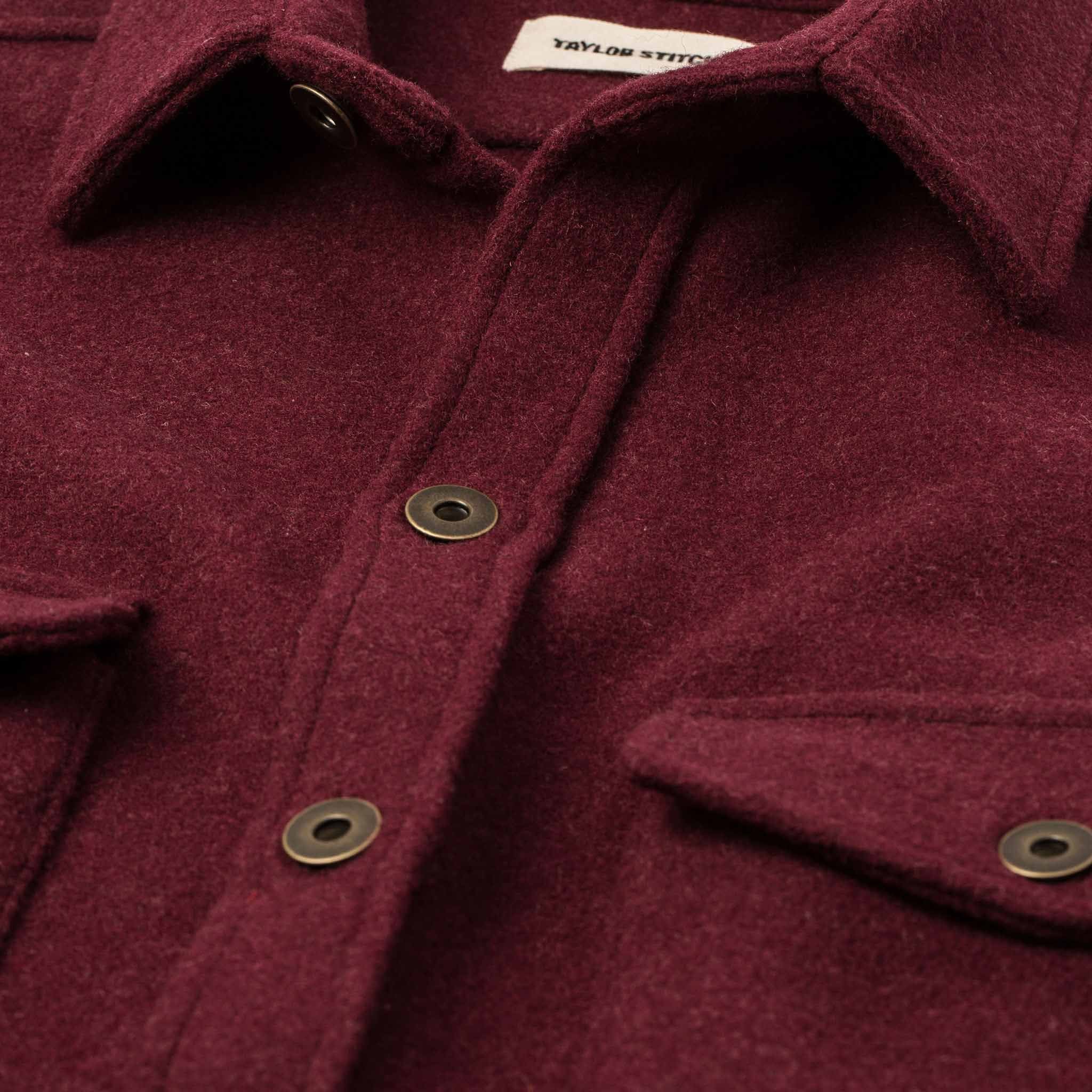 The Explorer Shirt in Burgundy - Image 6