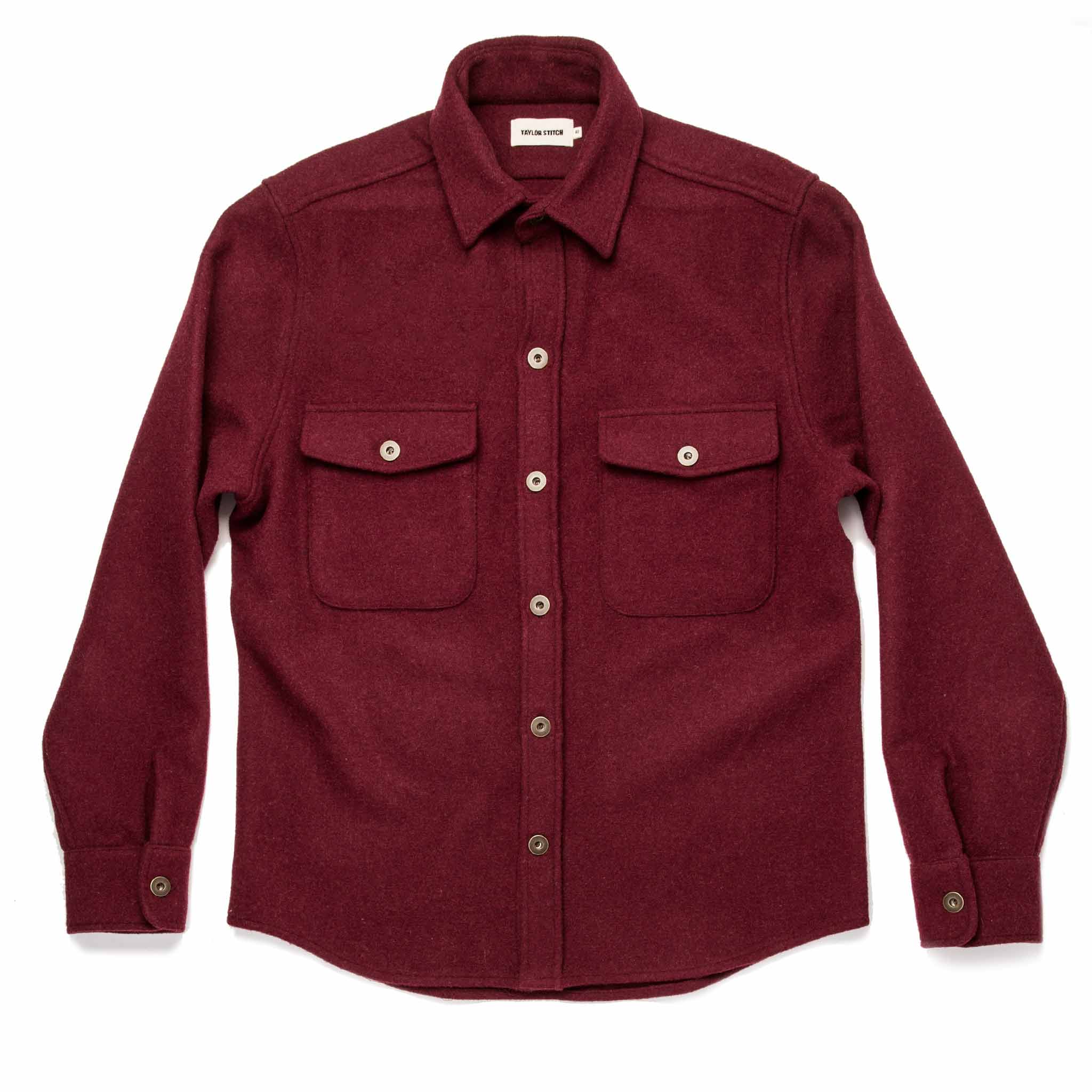 The Explorer Shirt in Burgundy - Image 7