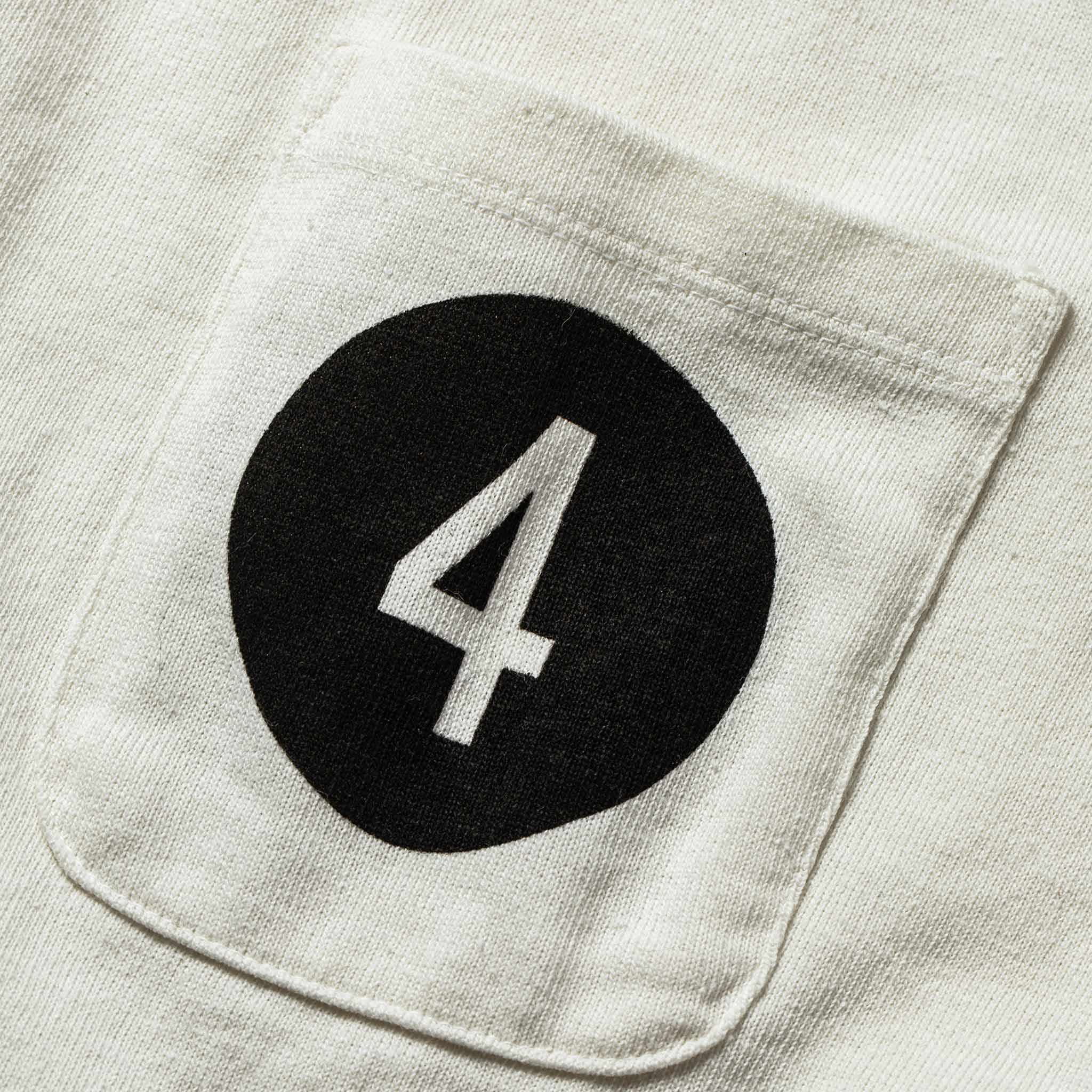 The Fourtillfour<br>Heavy Bag Tee in Natural - Image 4