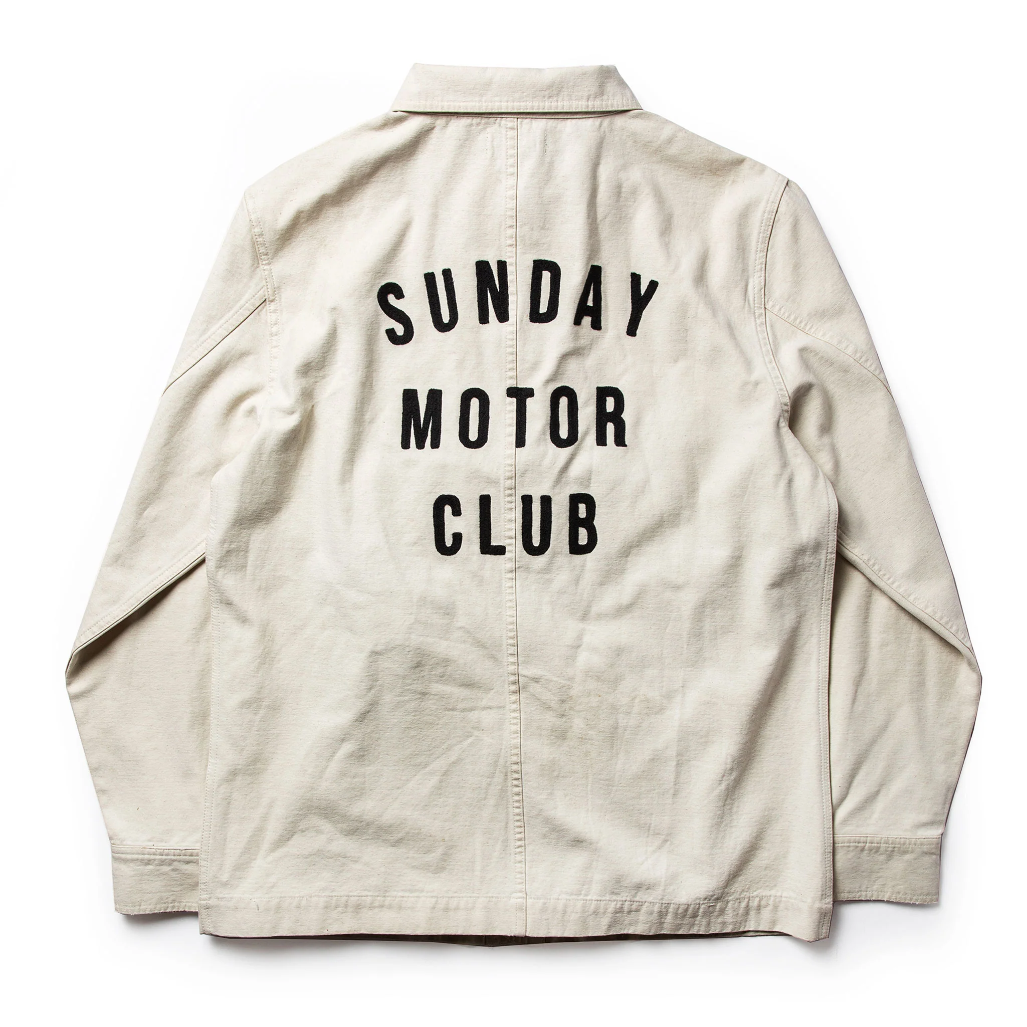The Fourtillfour Ojai Jacket in Natural Reverse Sateen - Image 10