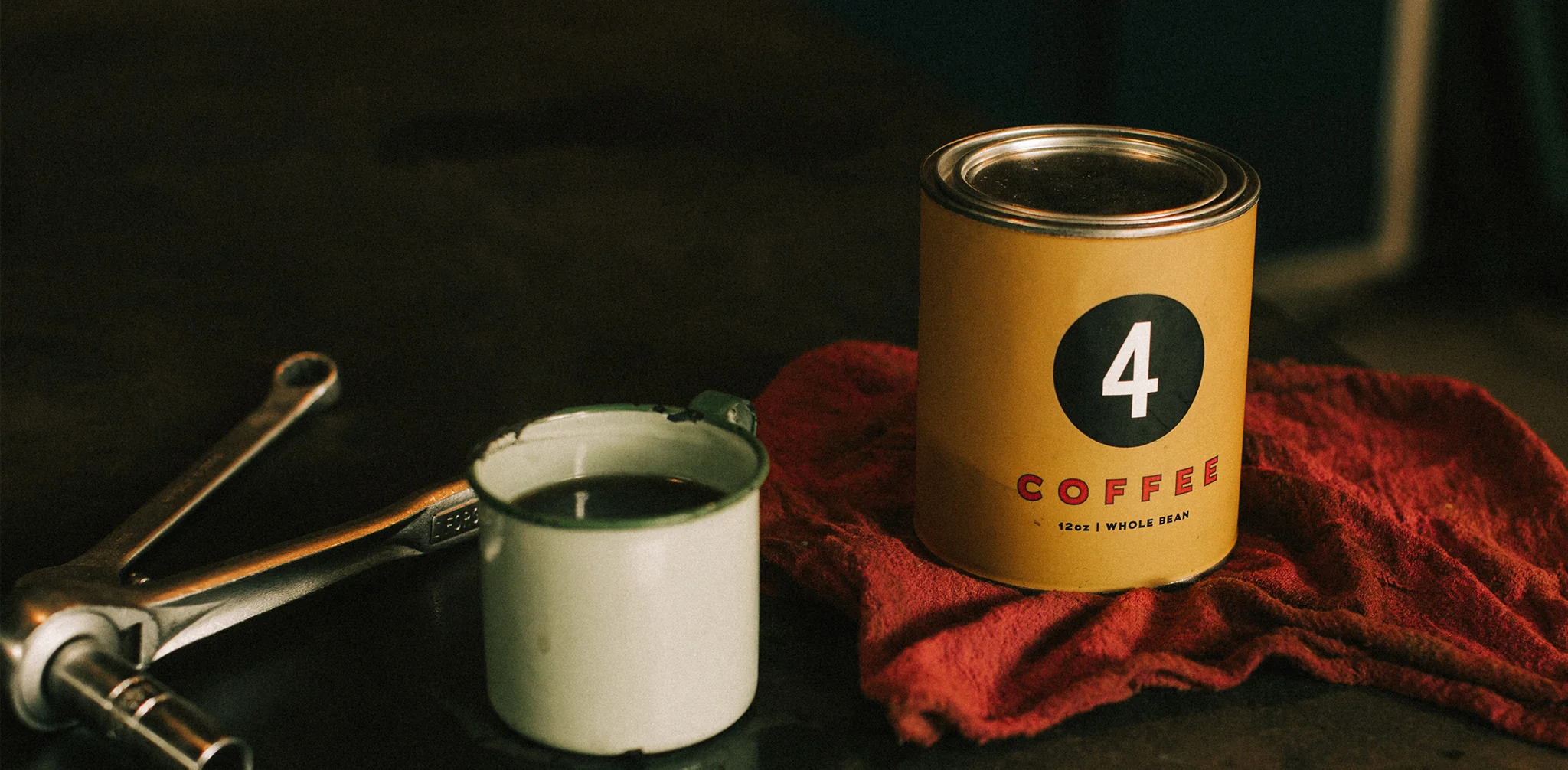 Four Coffee Tin in Sunday Motor Club Blend - Image 9