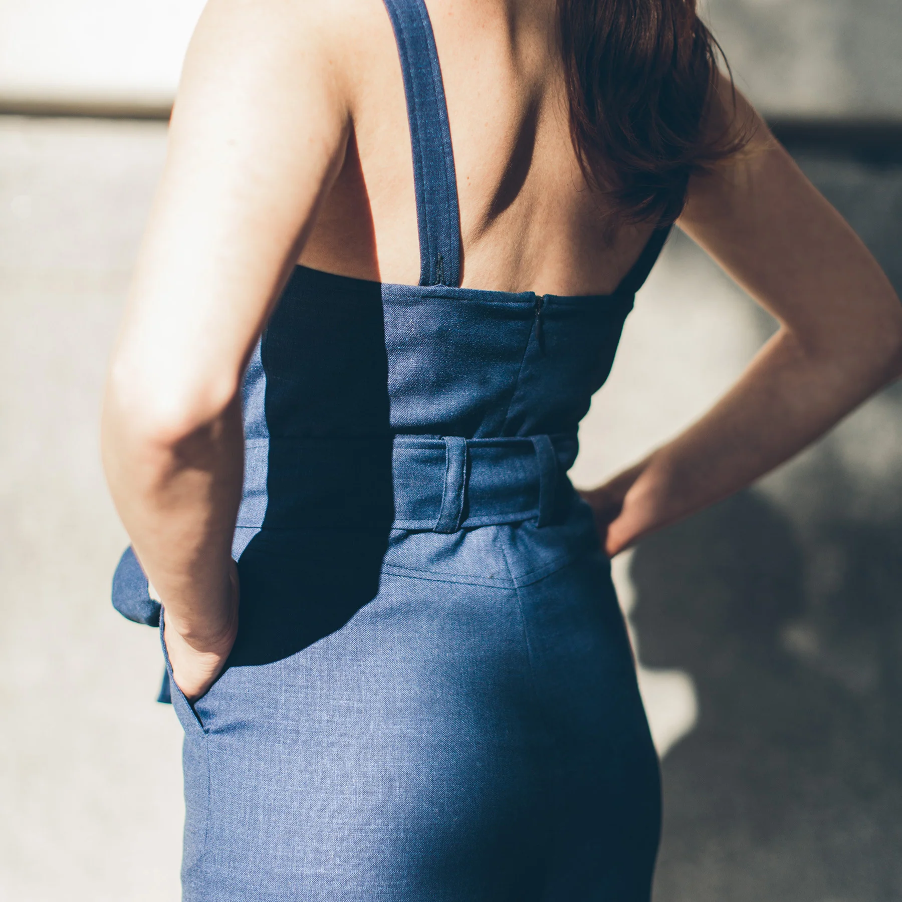 The Frankie Jumpsuit in Cobalt - Image 5