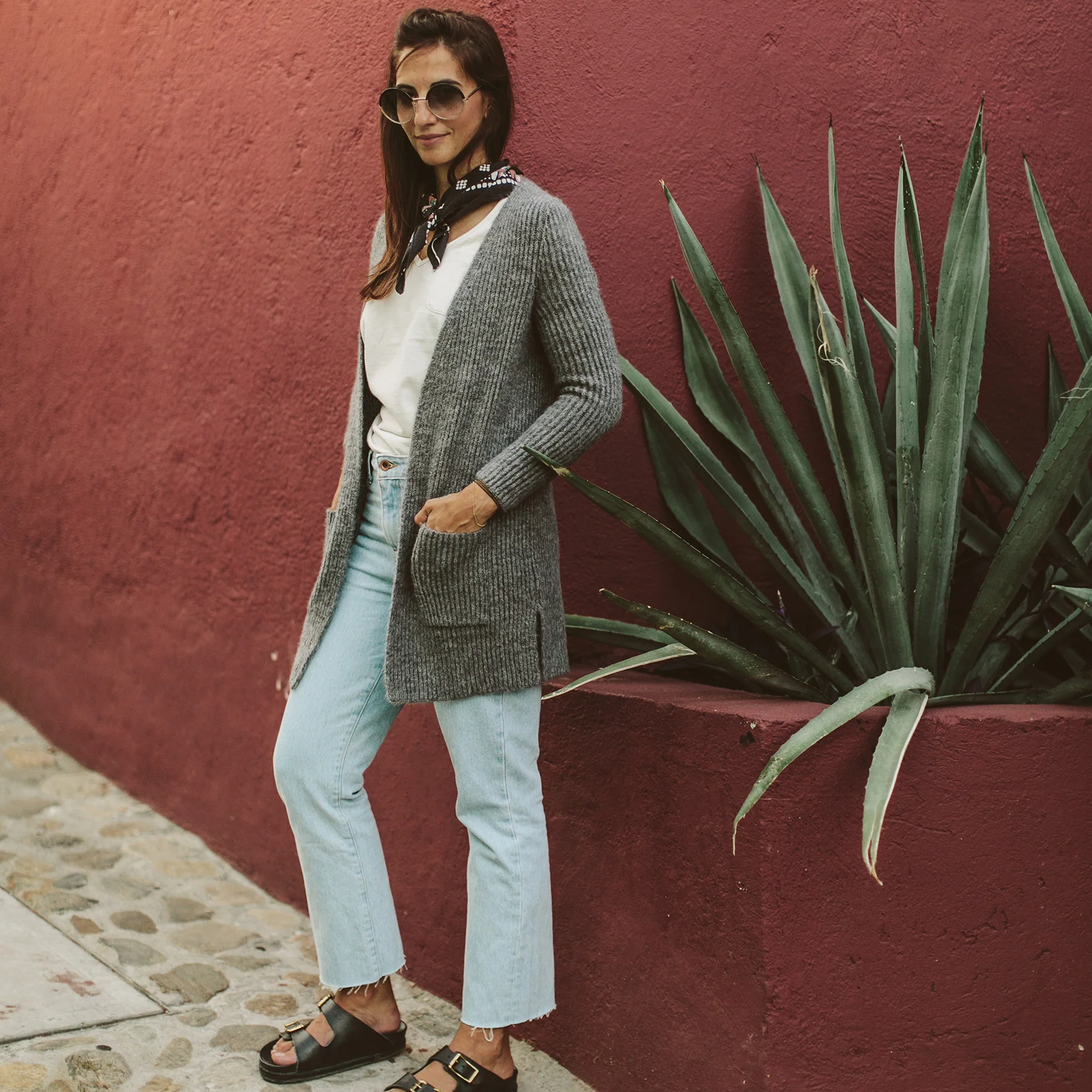 The Frida Cardigan in Charcoal - Image 3