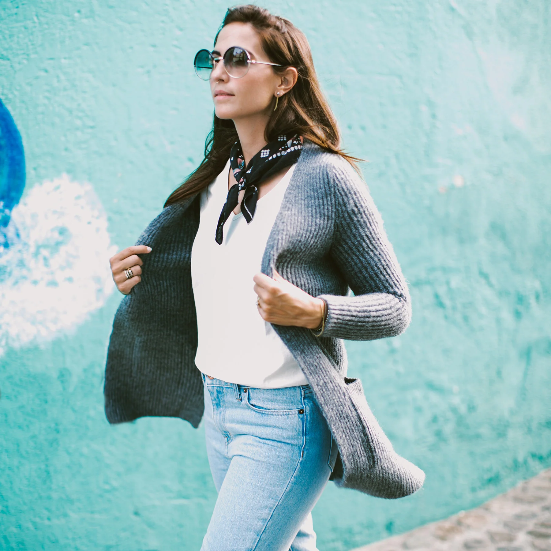 The Frida Cardigan in Charcoal - Image 7