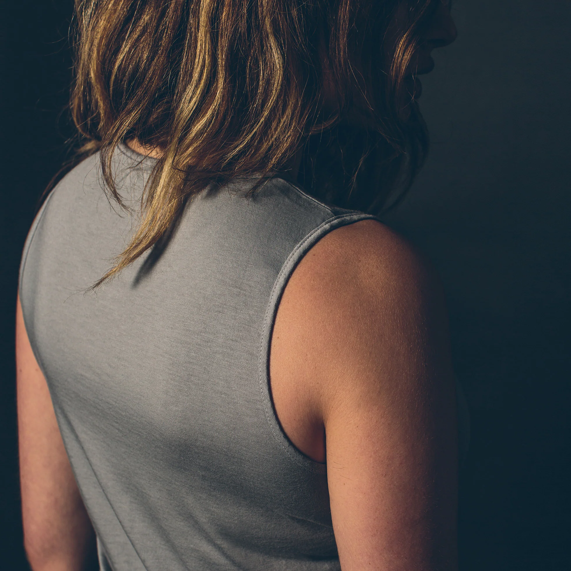 The Elle Tank in Heather Grey - Image 2
