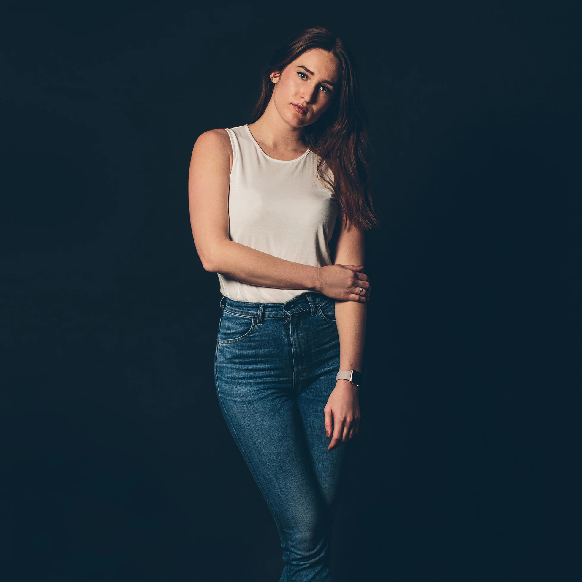The Elle Tank in Ivory - Image 2