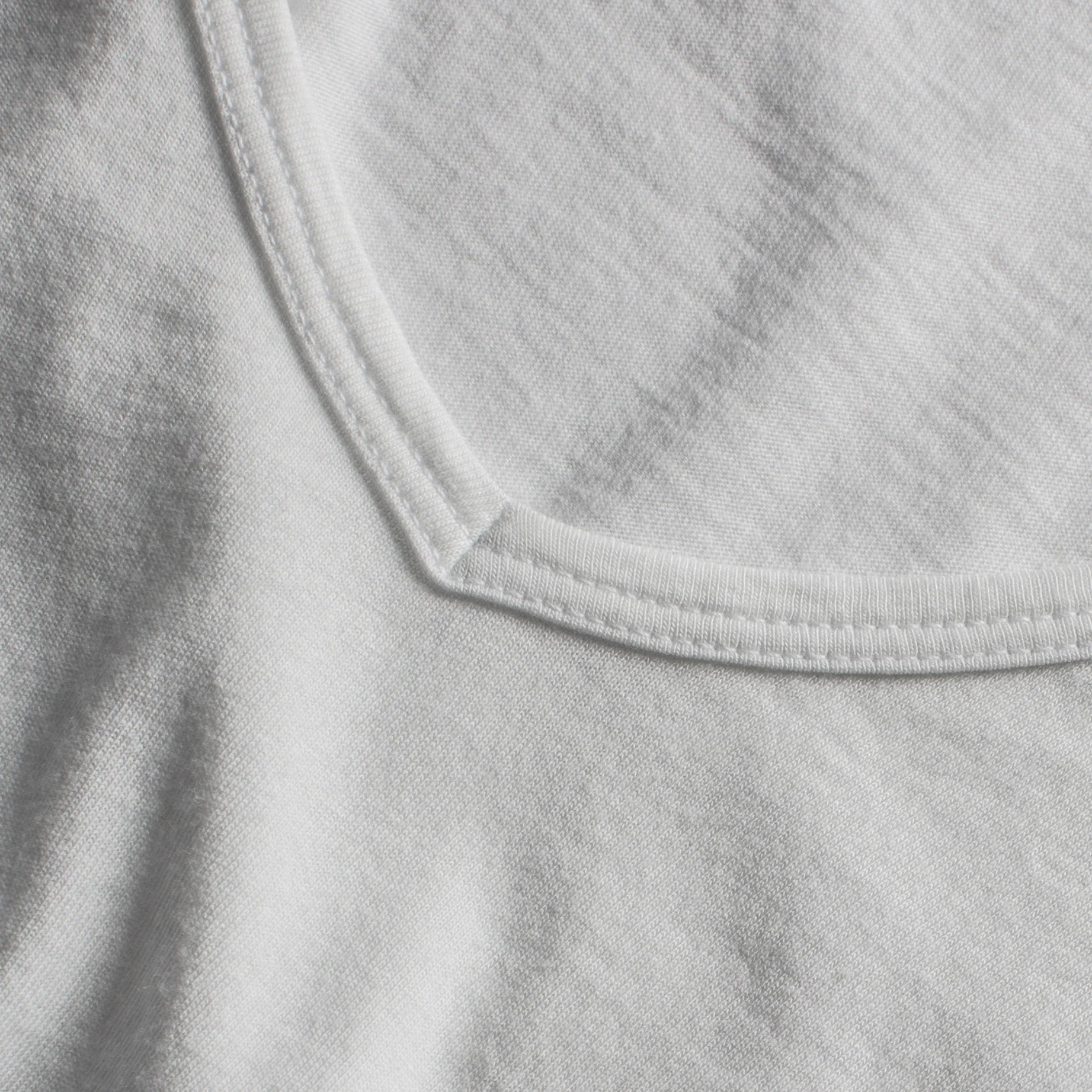 The Elle V-Neck Tee in Ivory - Image 4