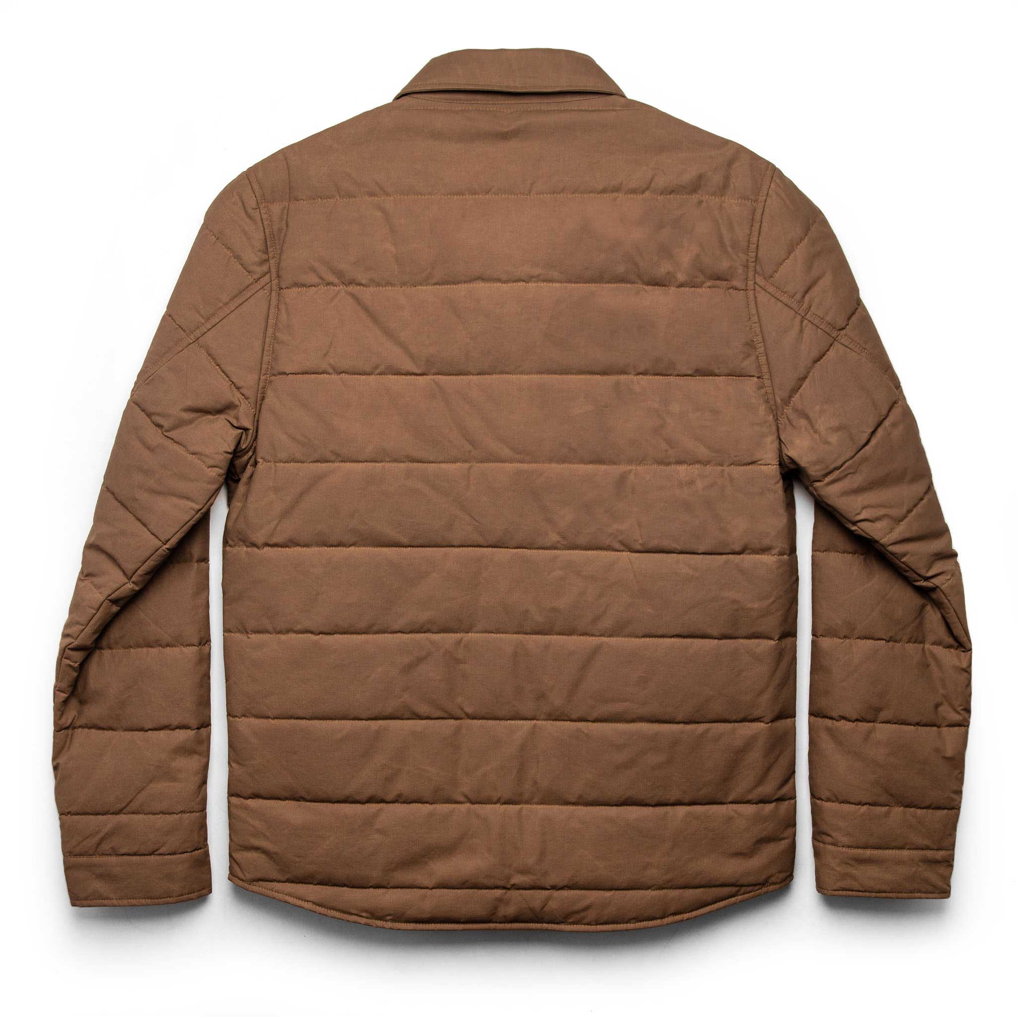 The Garrison Shirt Jacket in British Khaki Dry Wax - Image 12