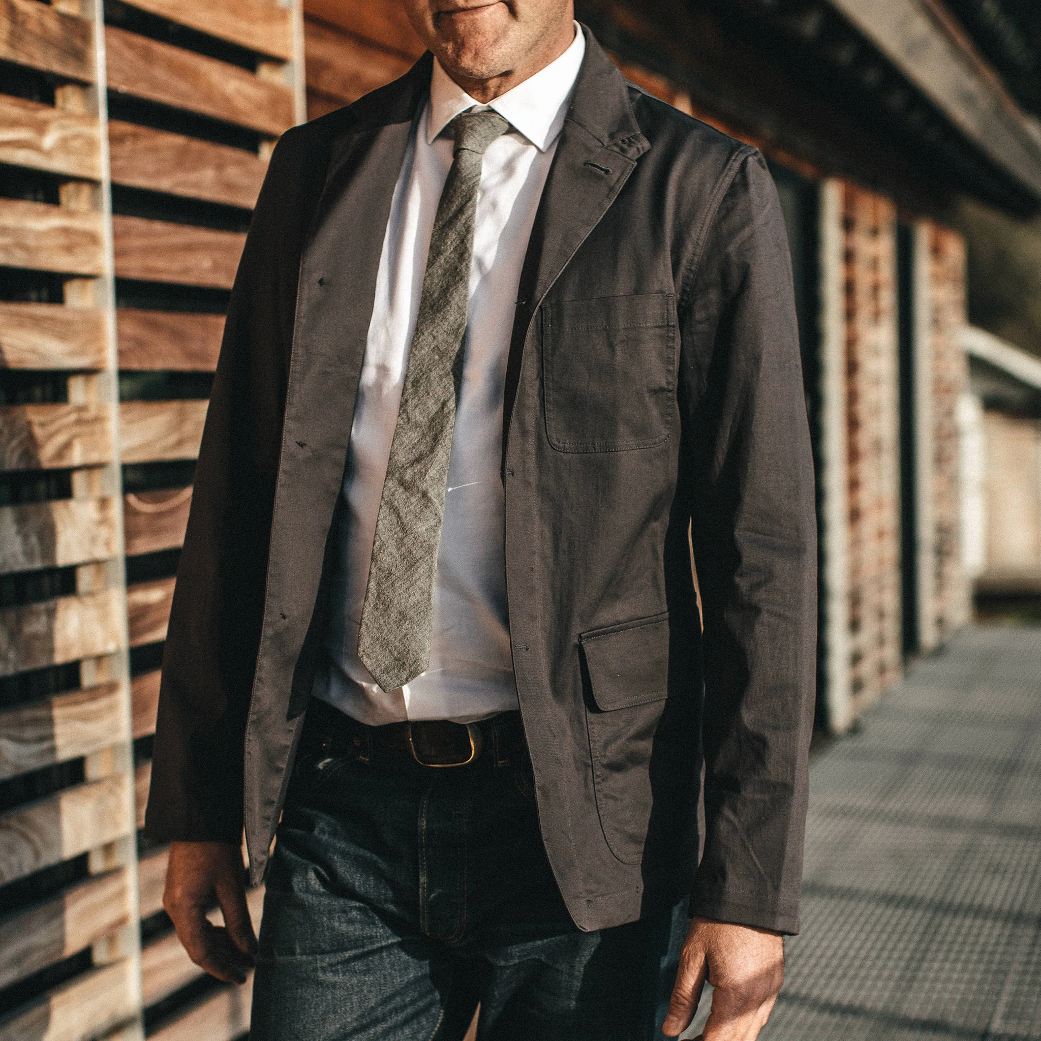 The Gibson Jacket in Charcoal - Image 3