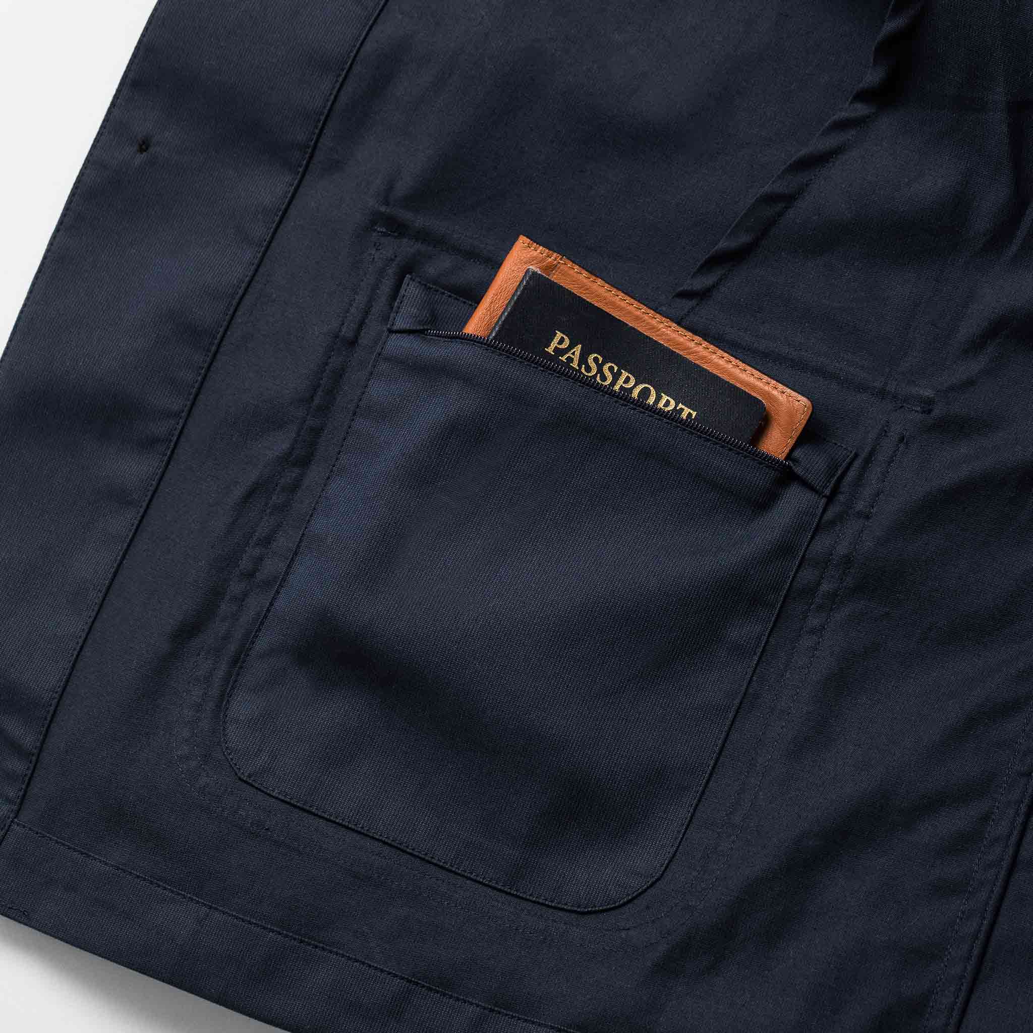 The Gibson Jacket in Light Navy - Image 13
