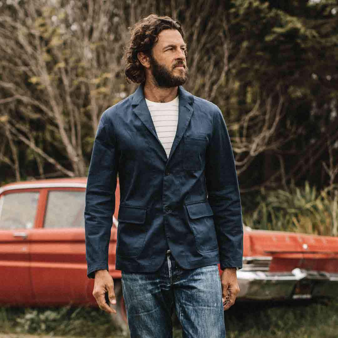 The Gibson Jacket in Light Navy - Image 2