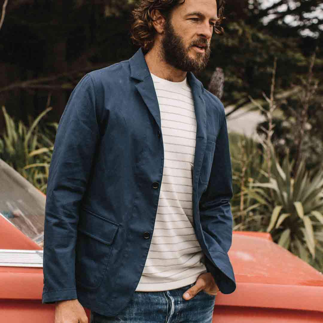 The Gibson Jacket in Light Navy - Image 5