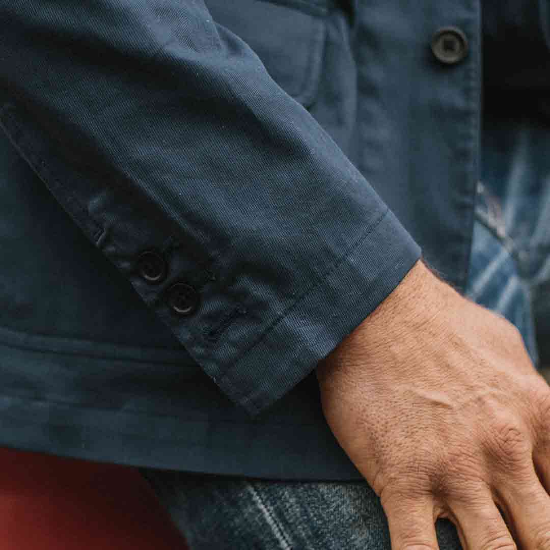 The Gibson Jacket in Light Navy - Image 7