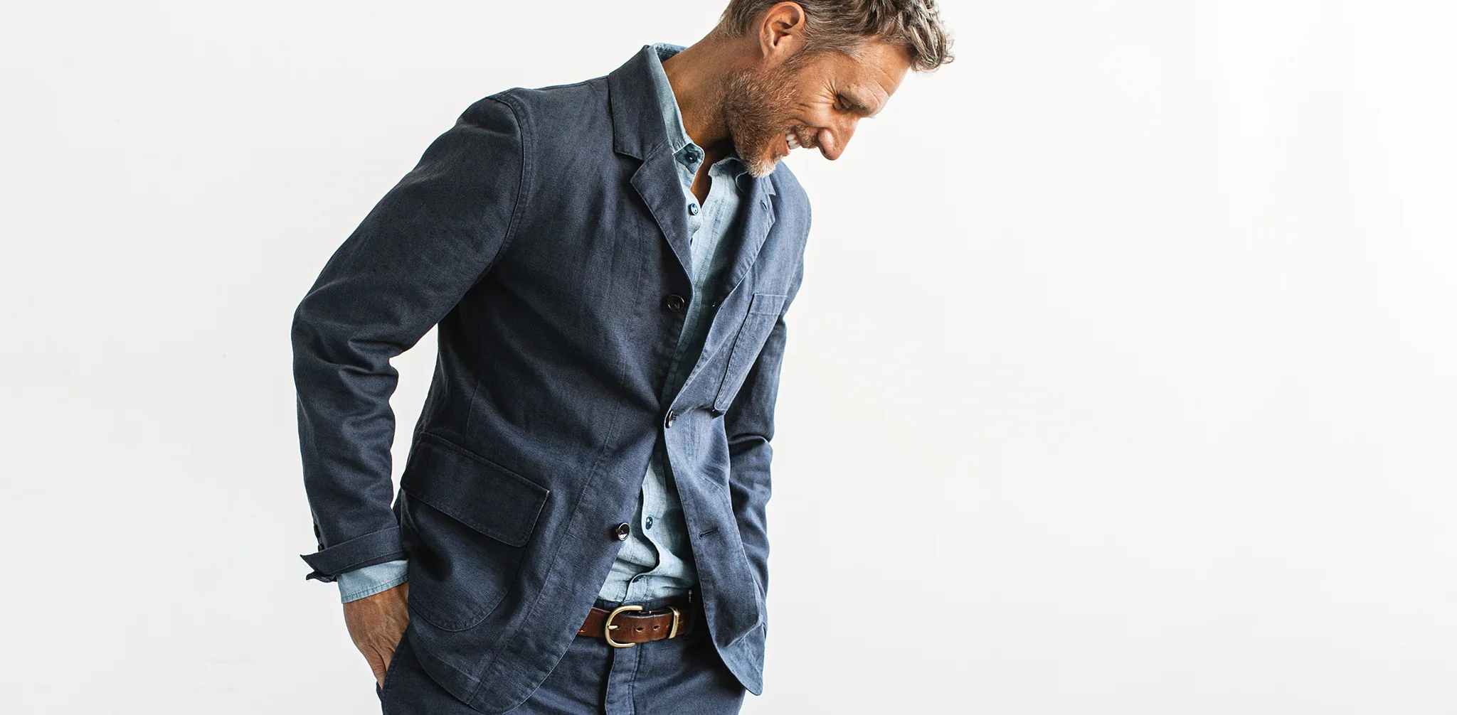 The Gibson Jacket in Navy - Image 11