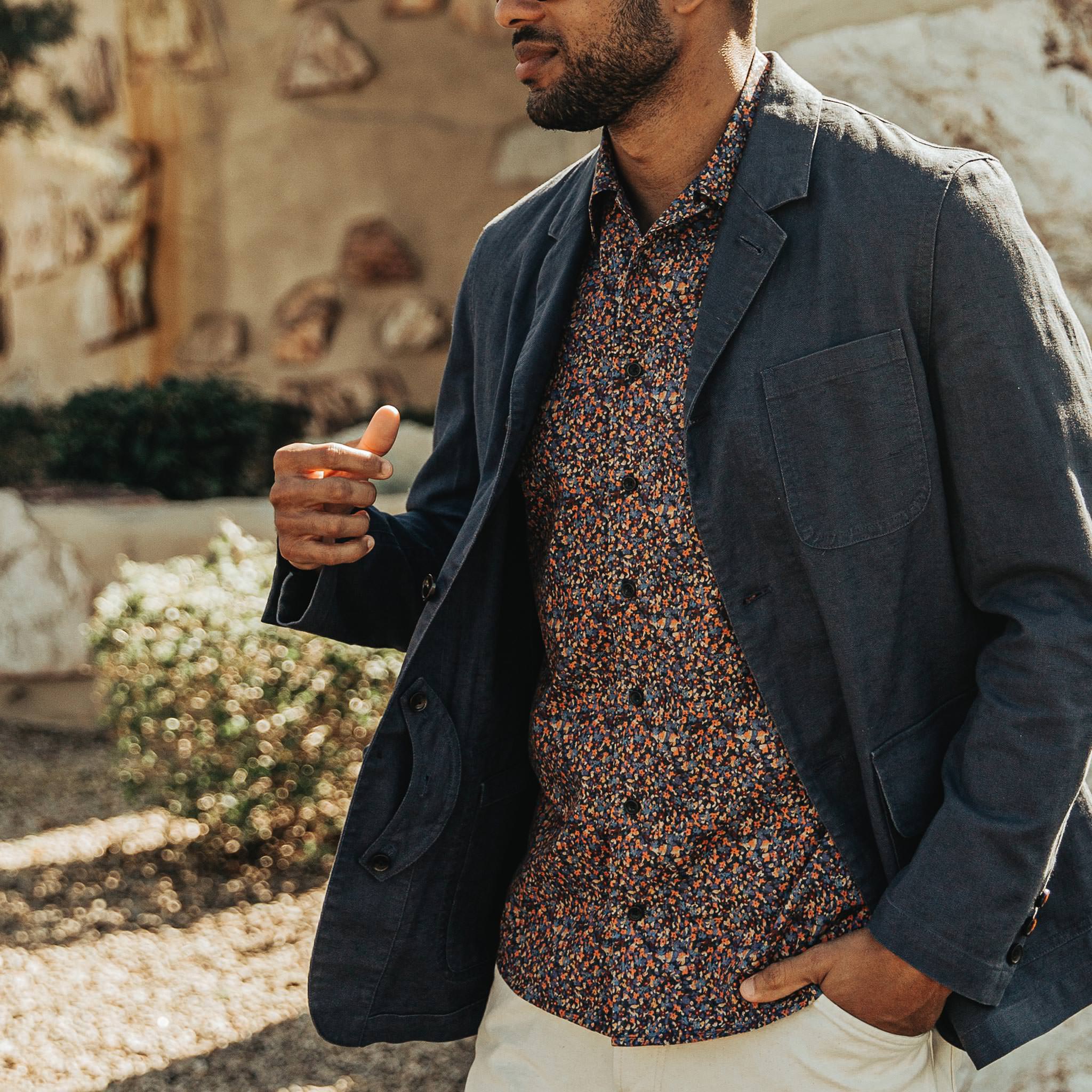 The Gibson Jacket in Navy - Image 5
