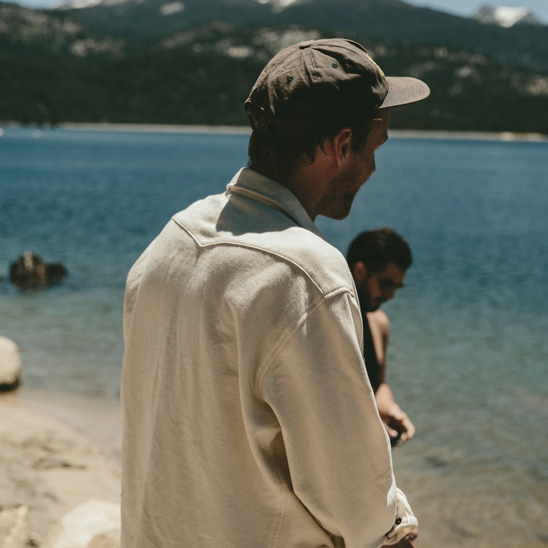 The Glacier Shirt in Natural French Terry - Image 4