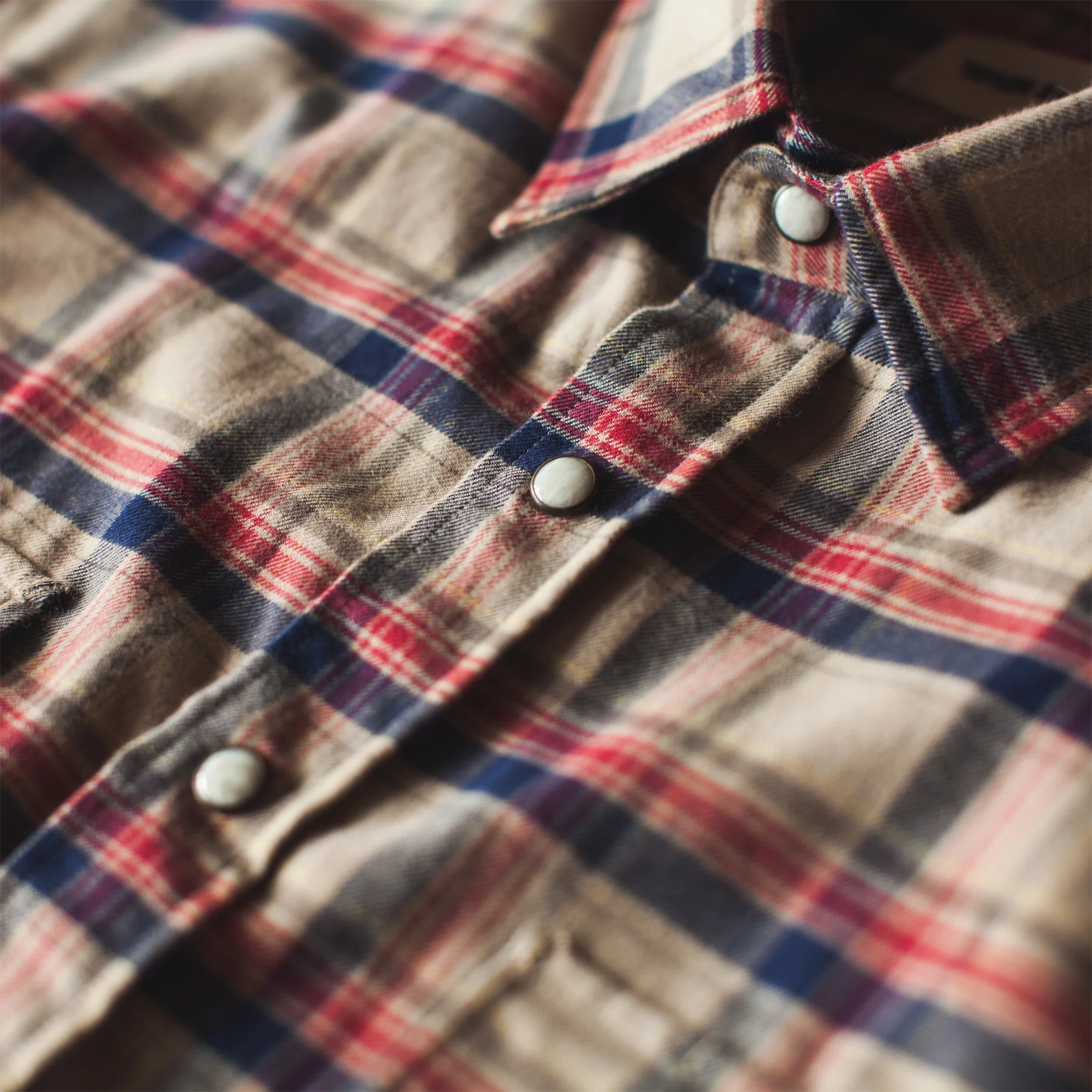 The Glacier Shirt in Tan Plaid - Image 6