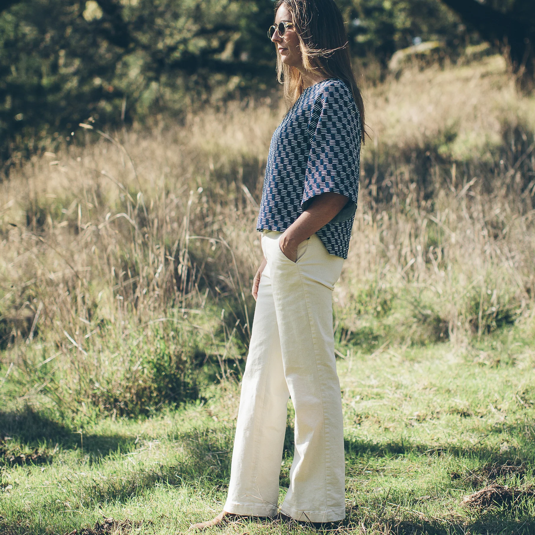 The Greenwich Pant in Natural Denim - Image 4