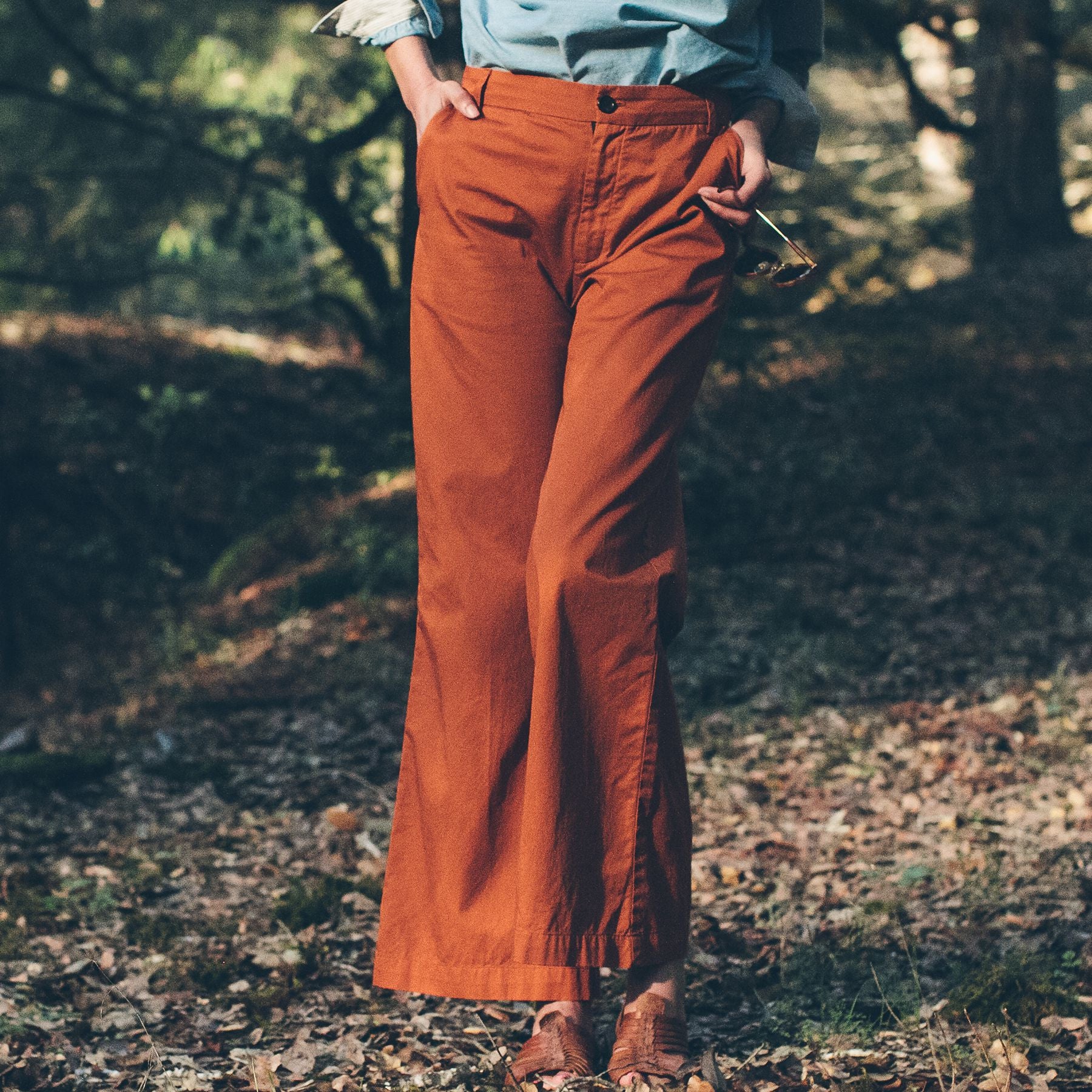 The Greenwich Pant in Rust - Image 2