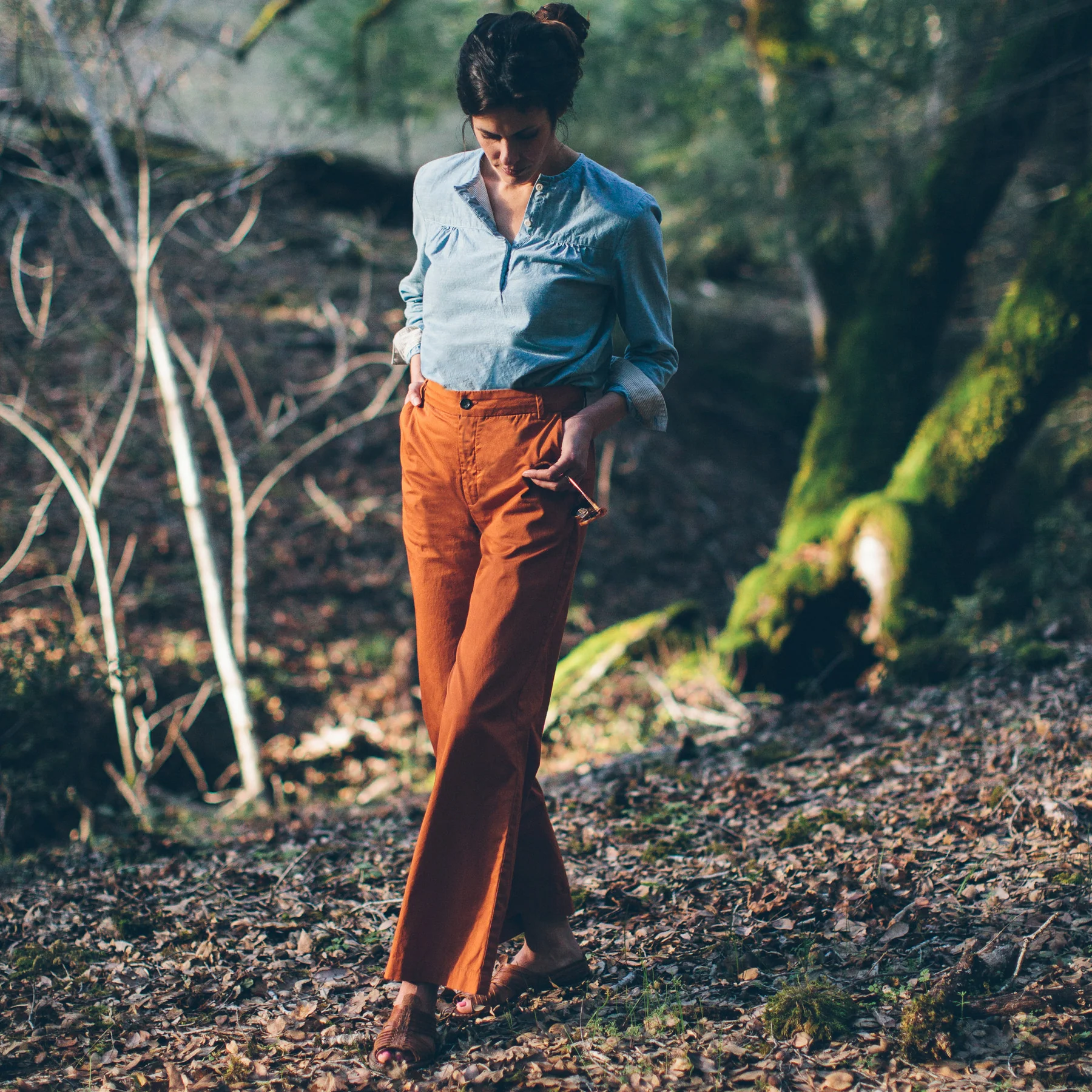 The Greenwich Pant in Rust - Image 5