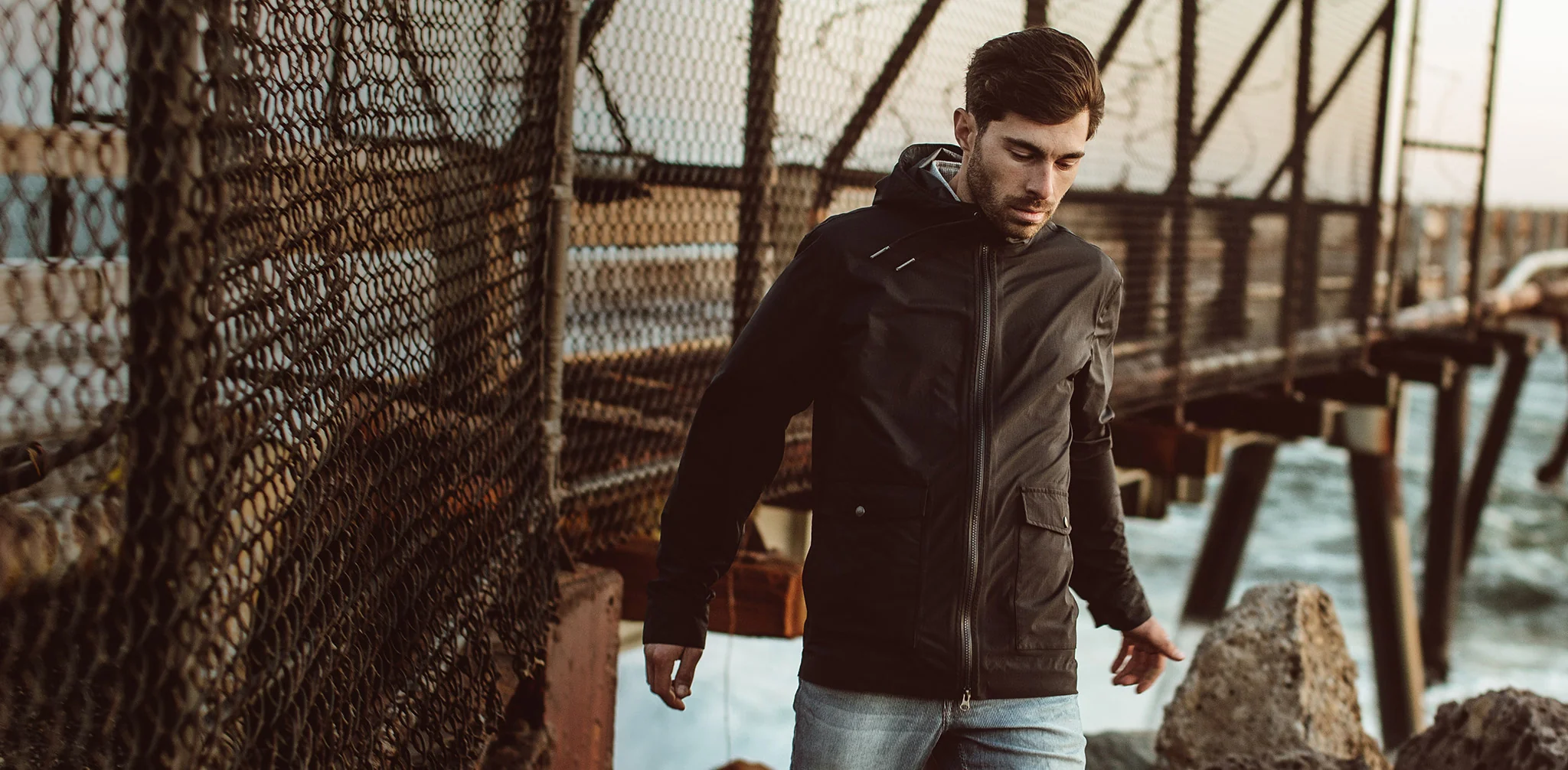 The Hackney Jacket in Slate - Image 13