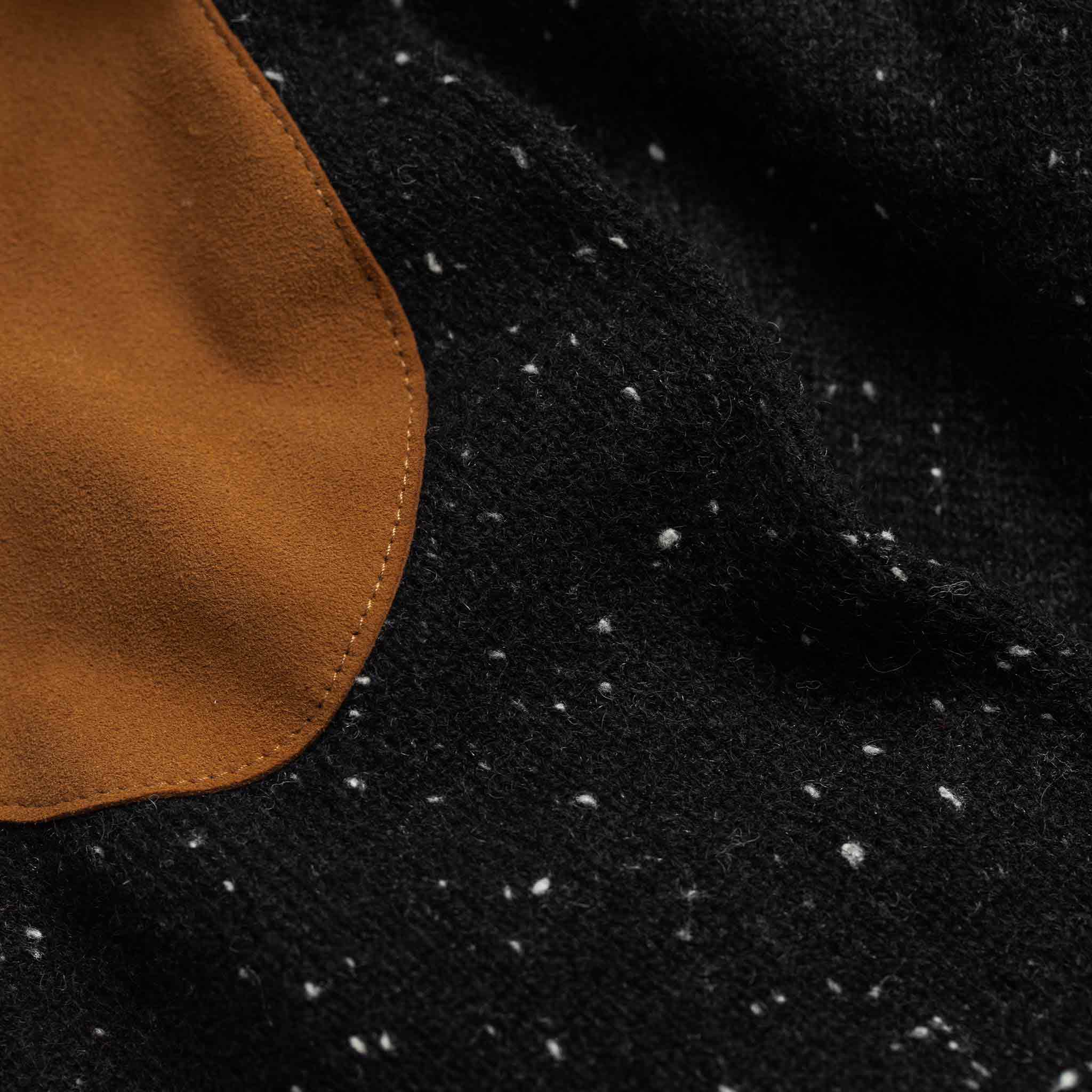 The Hardtack Sweater in Black Yak Donegal - Image 7
