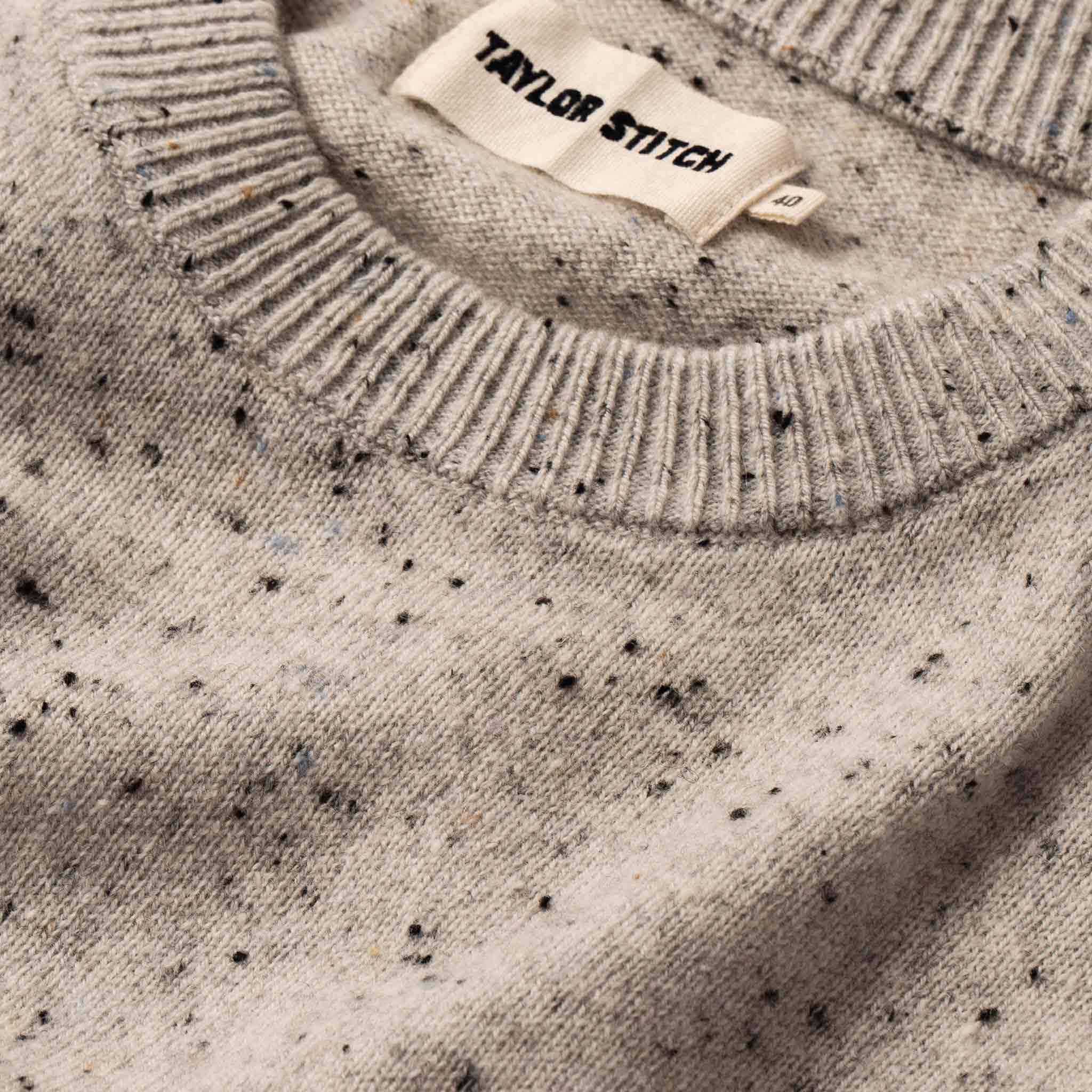 The Hardtack Sweater in Polar Yak Donegal - Image 5