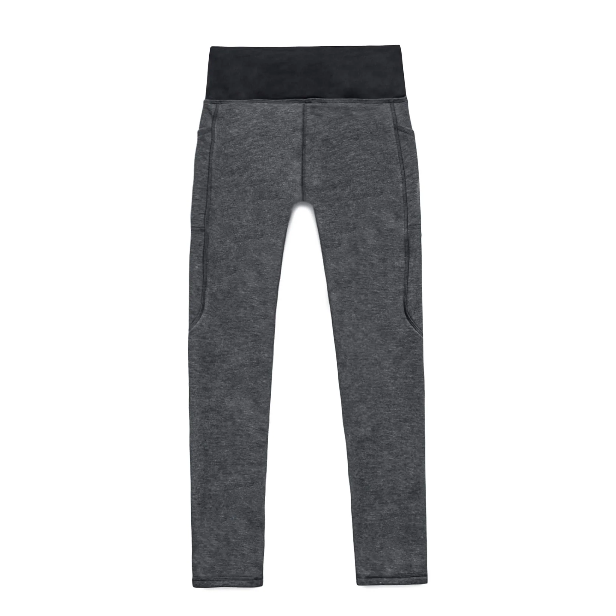 The Harper Legging in Indigo Melange Fleece - Image 6