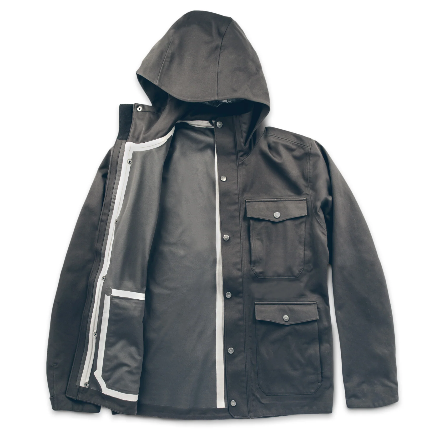 The Hawkins Jacket in Charcoal Neoshell - Image 13