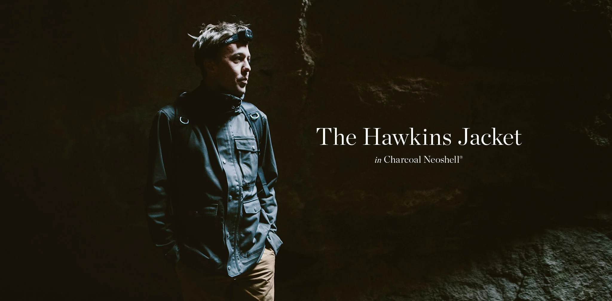 The Hawkins Jacket in Charcoal Neoshell - Image 15