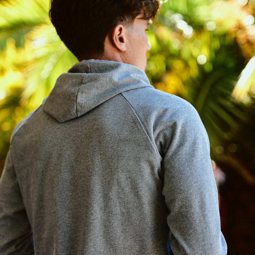 The Heavy Bag Hoodie in Heather Grey - Image 2