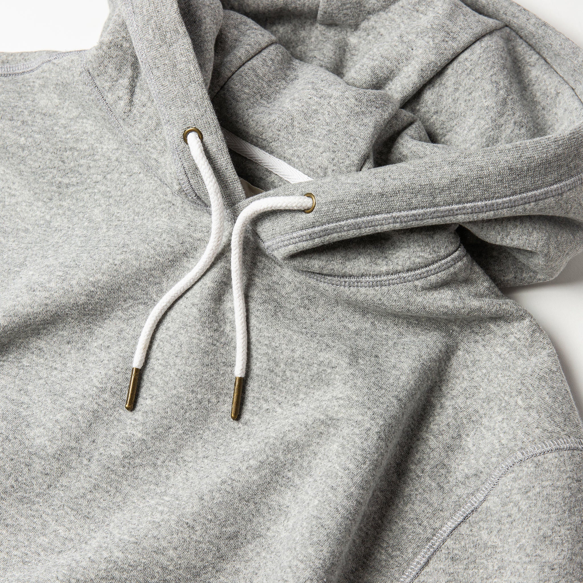 The Heavy Bag Hoodie in Heather Grey Fleece - Image 7