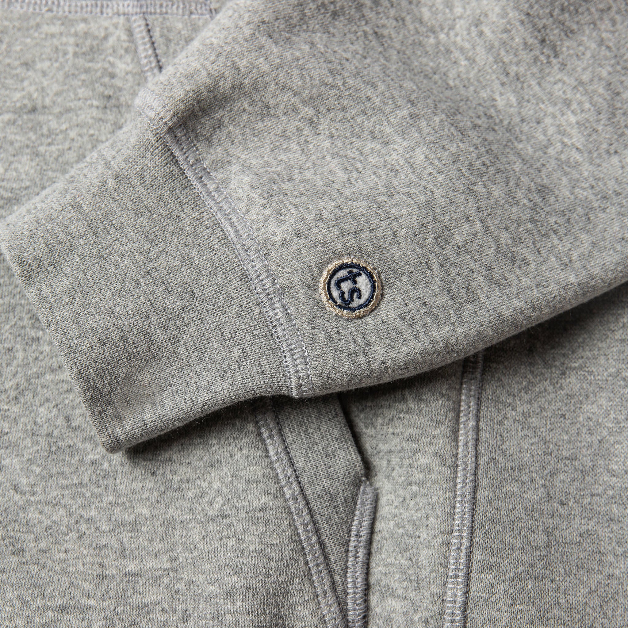 The Heavy Bag Hoodie in Heather Grey Fleece - Image 8