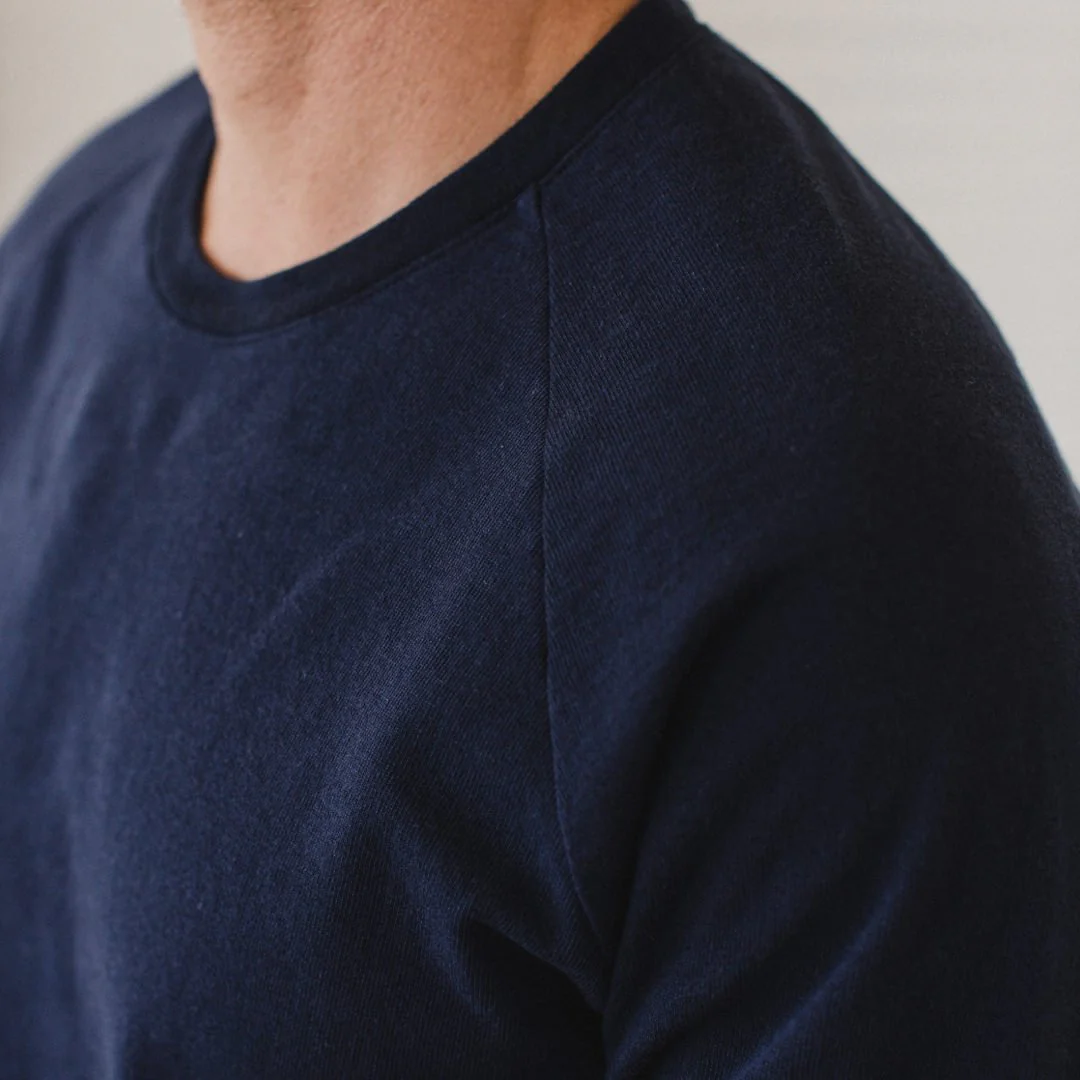 The Heavy Bag Long Sleeve in Navy - Image 5