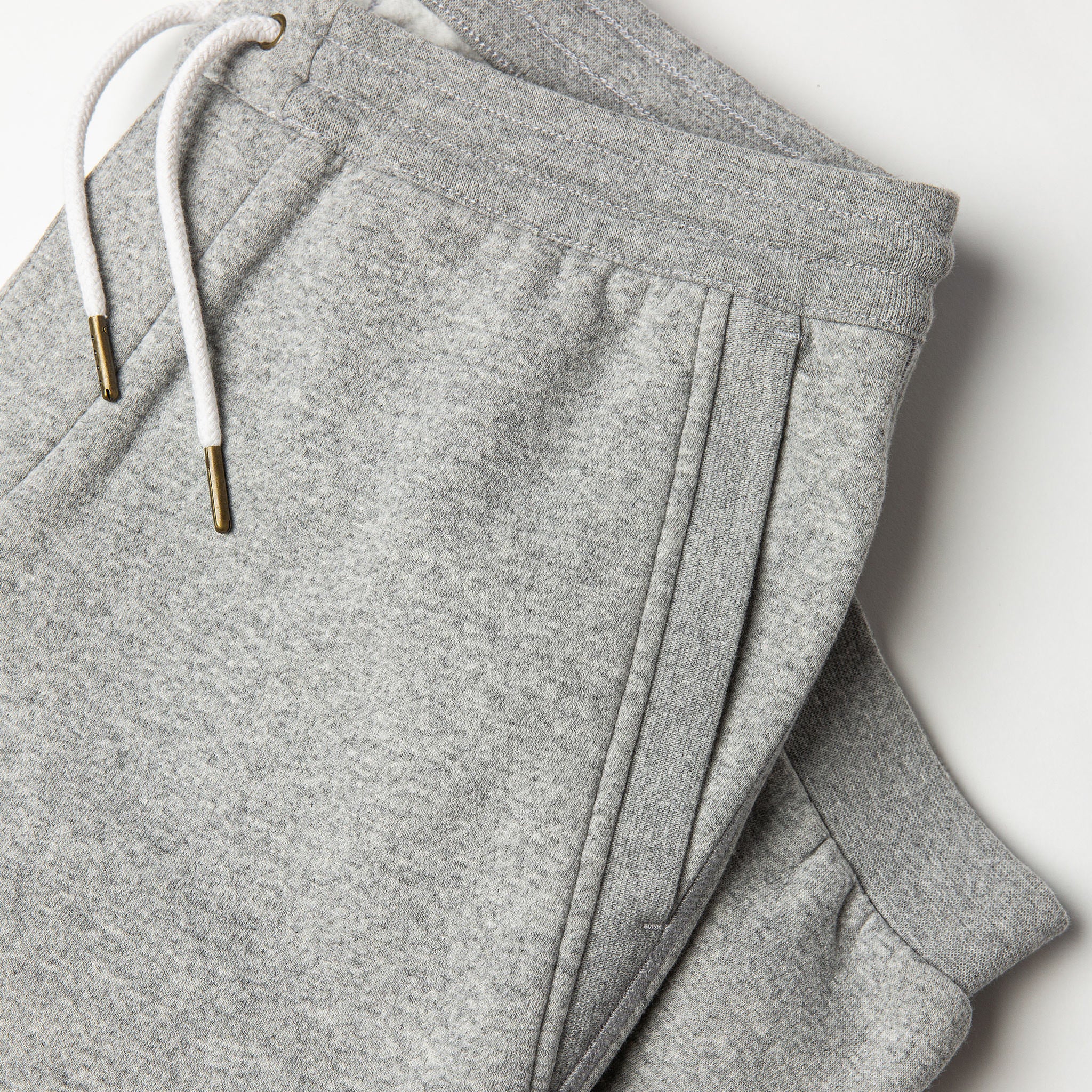 The Heavy Bag Pant in Heather Grey Fleece - Image 7