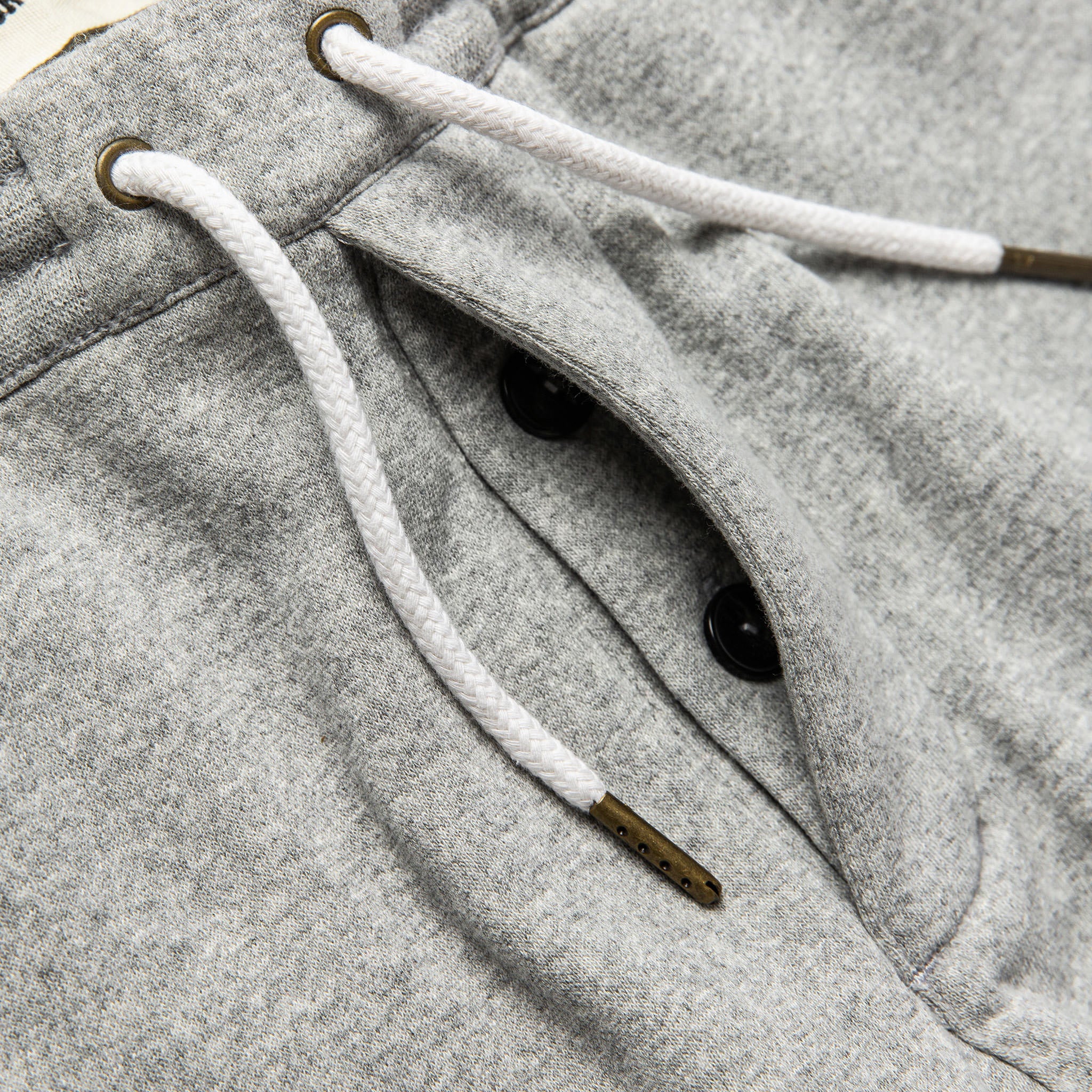 The Heavy Bag Pant in Heather Grey Fleece - Image 9