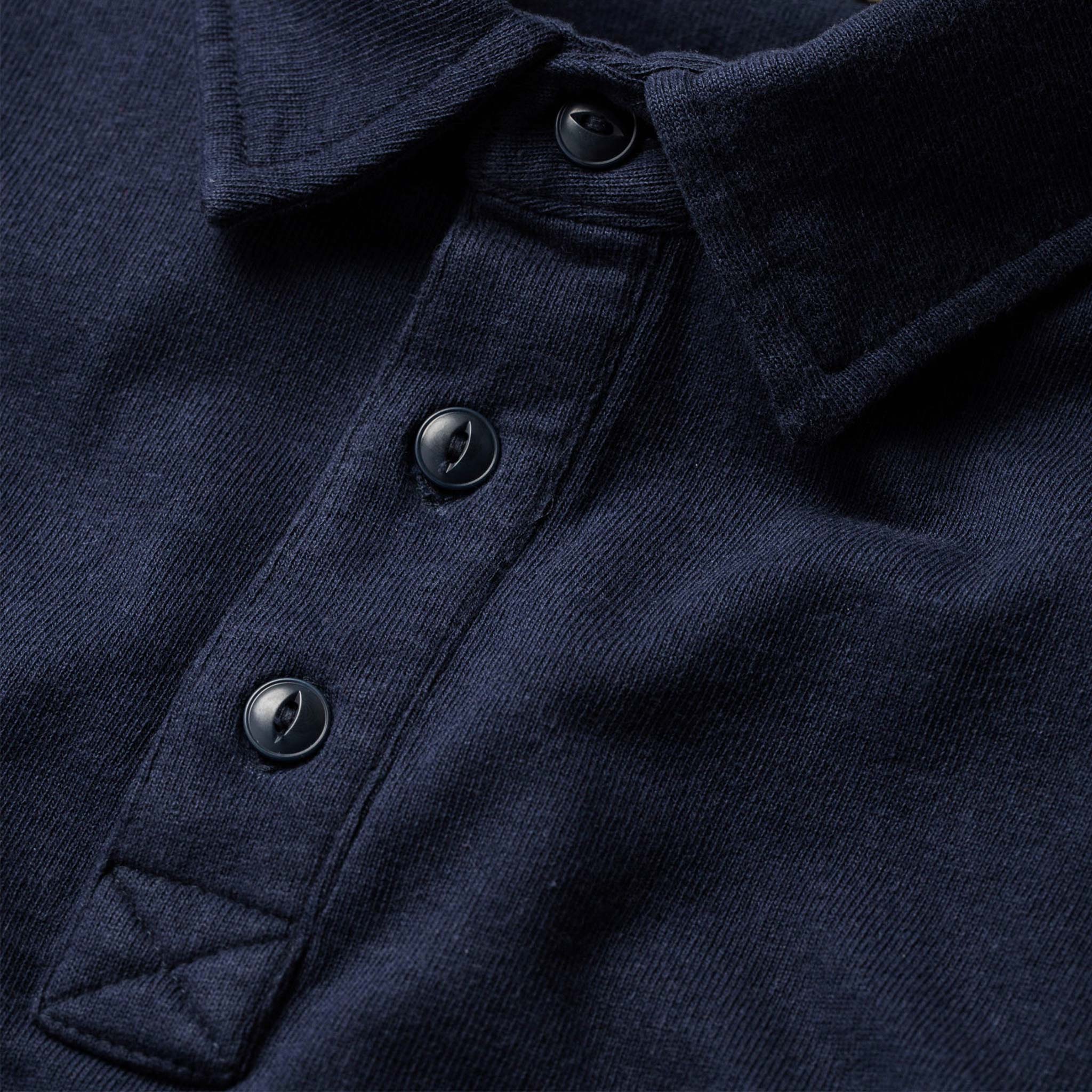 The Heavy Bag Polo in Navy - Image 6